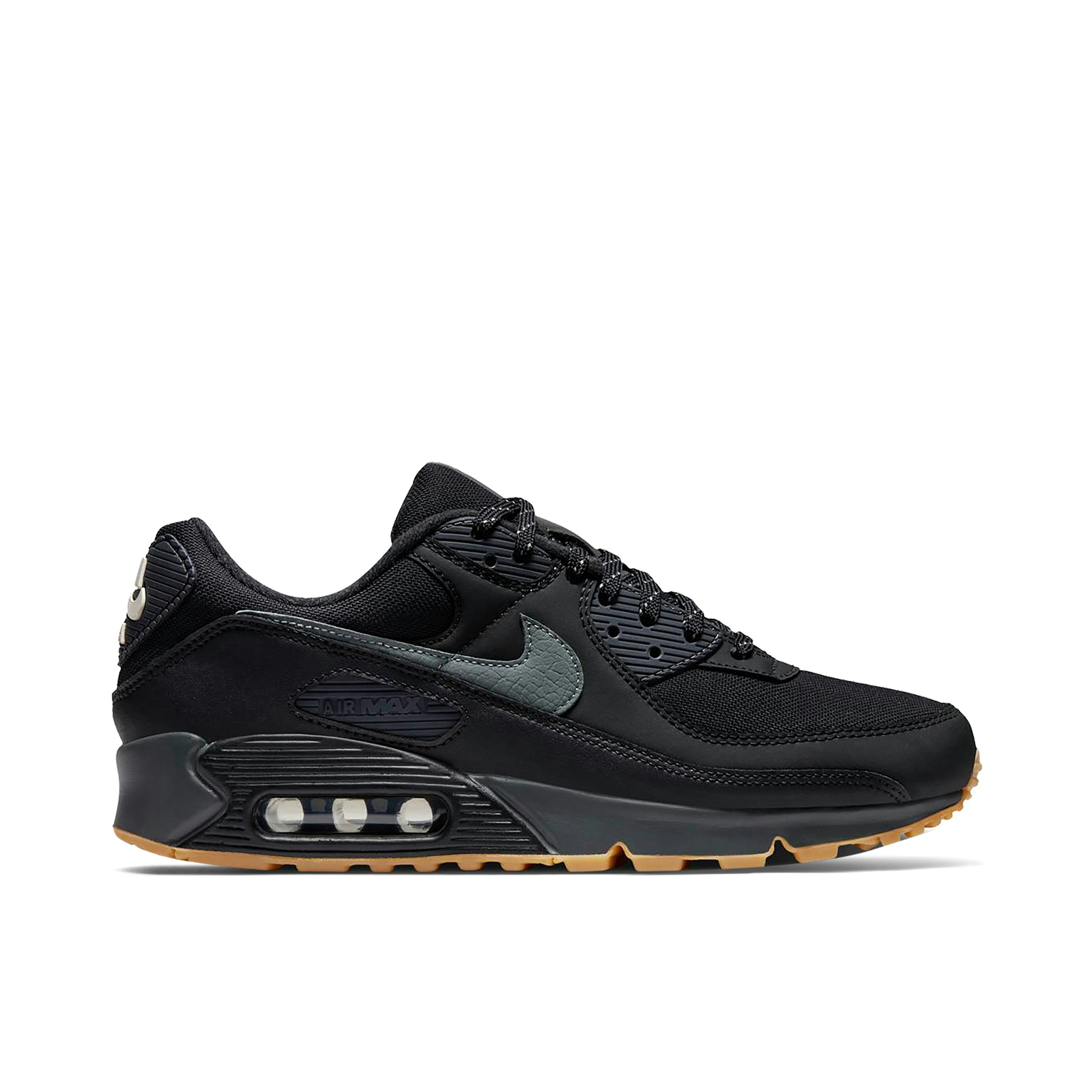 Nike Air Max 90 Black Smoke Grey Gum