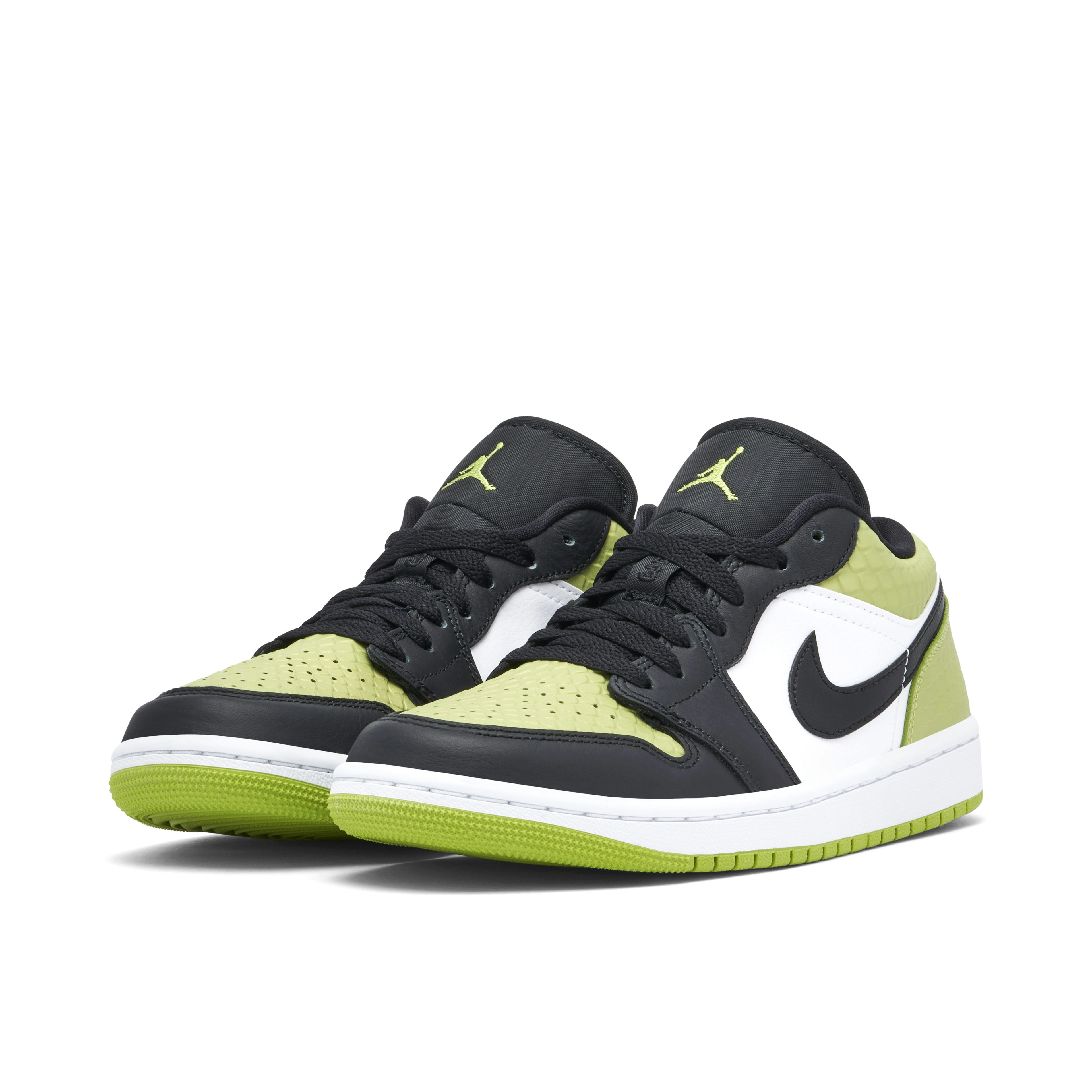 Air Jordan 1 Low Snakeskin Vivid Green Femme