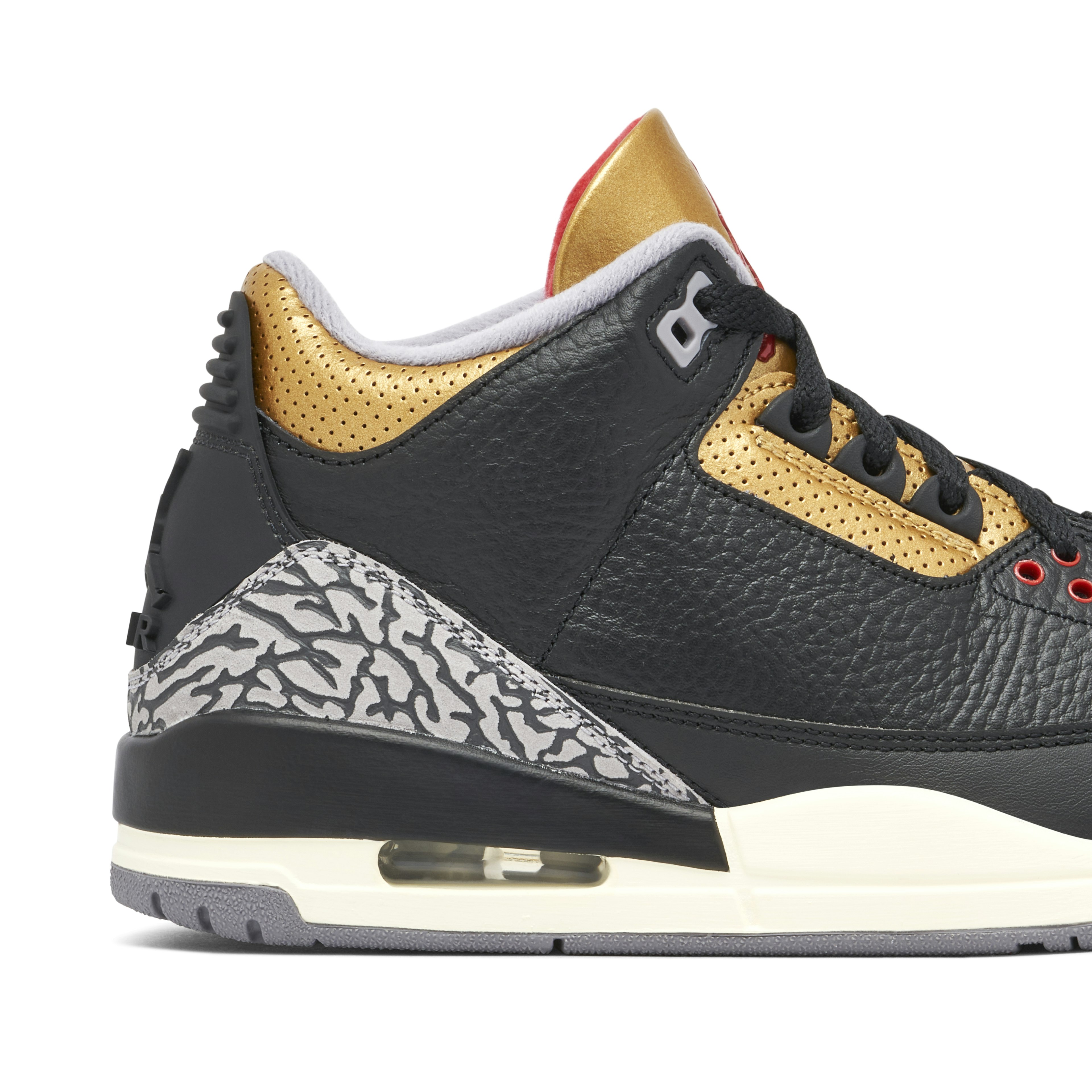 Air Jordan 3 Black Gold Womens
