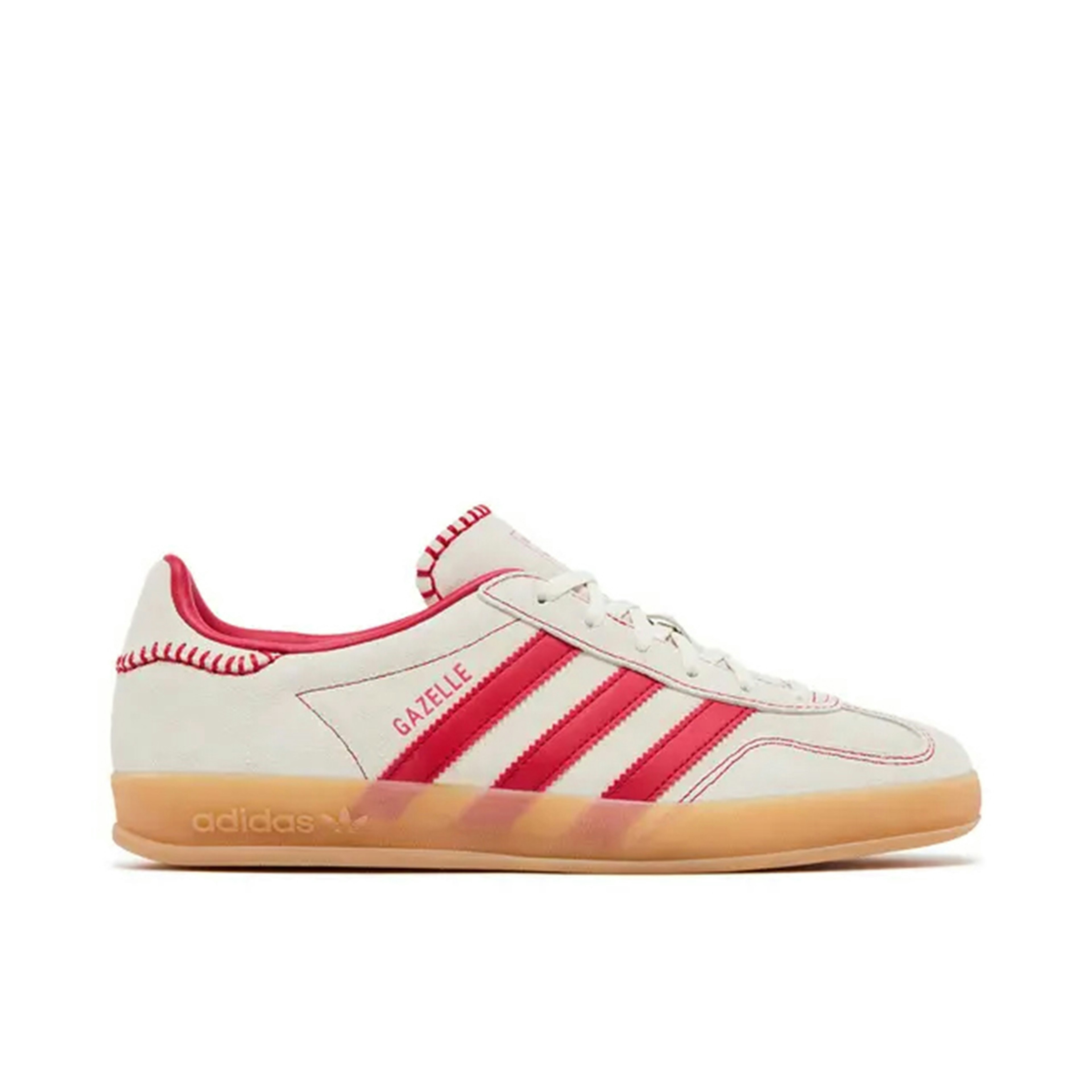 Adidas Gazelle Indoor Beige Better Scarlet Womens