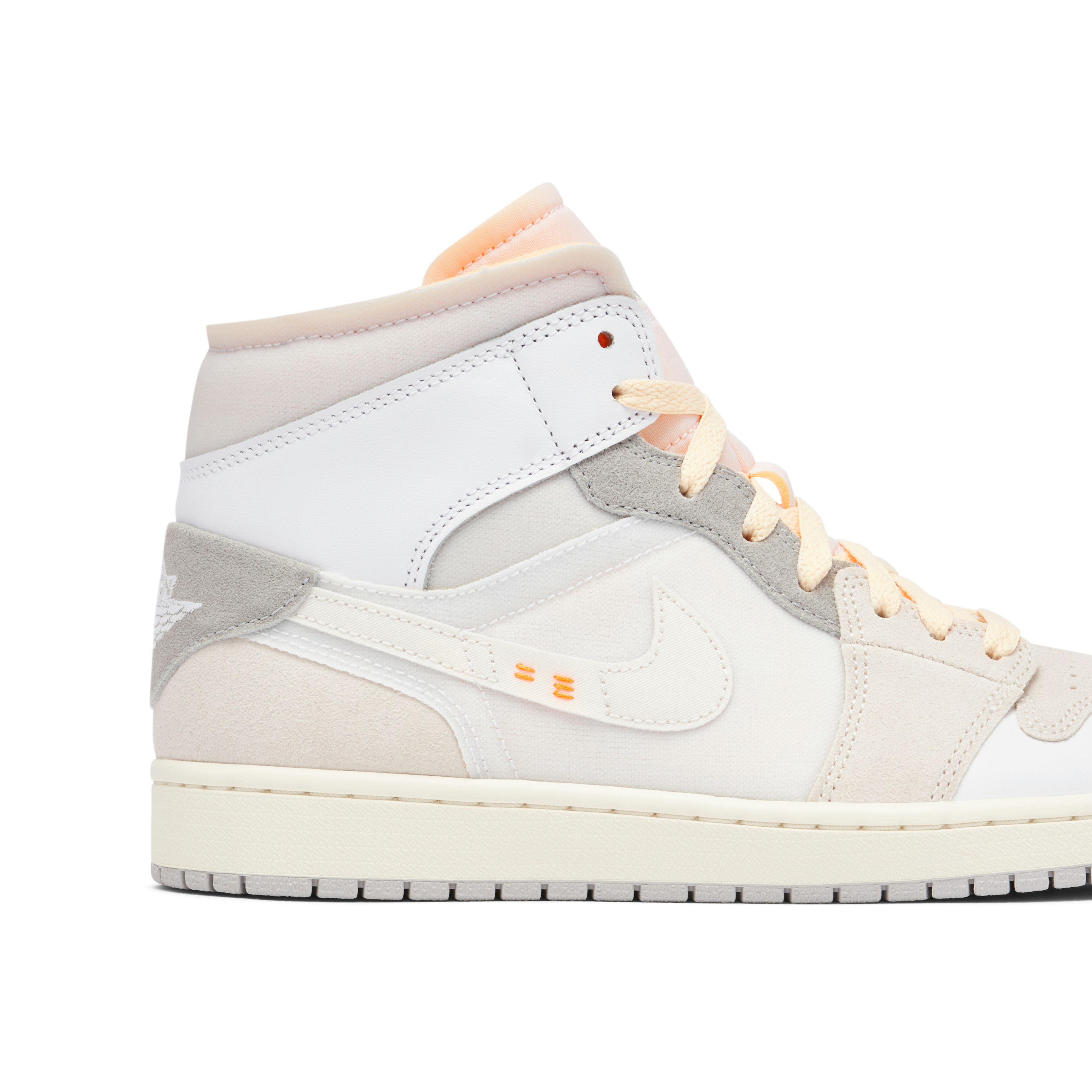 Air Jordan 1 Mid Craft Inside Out White Grey