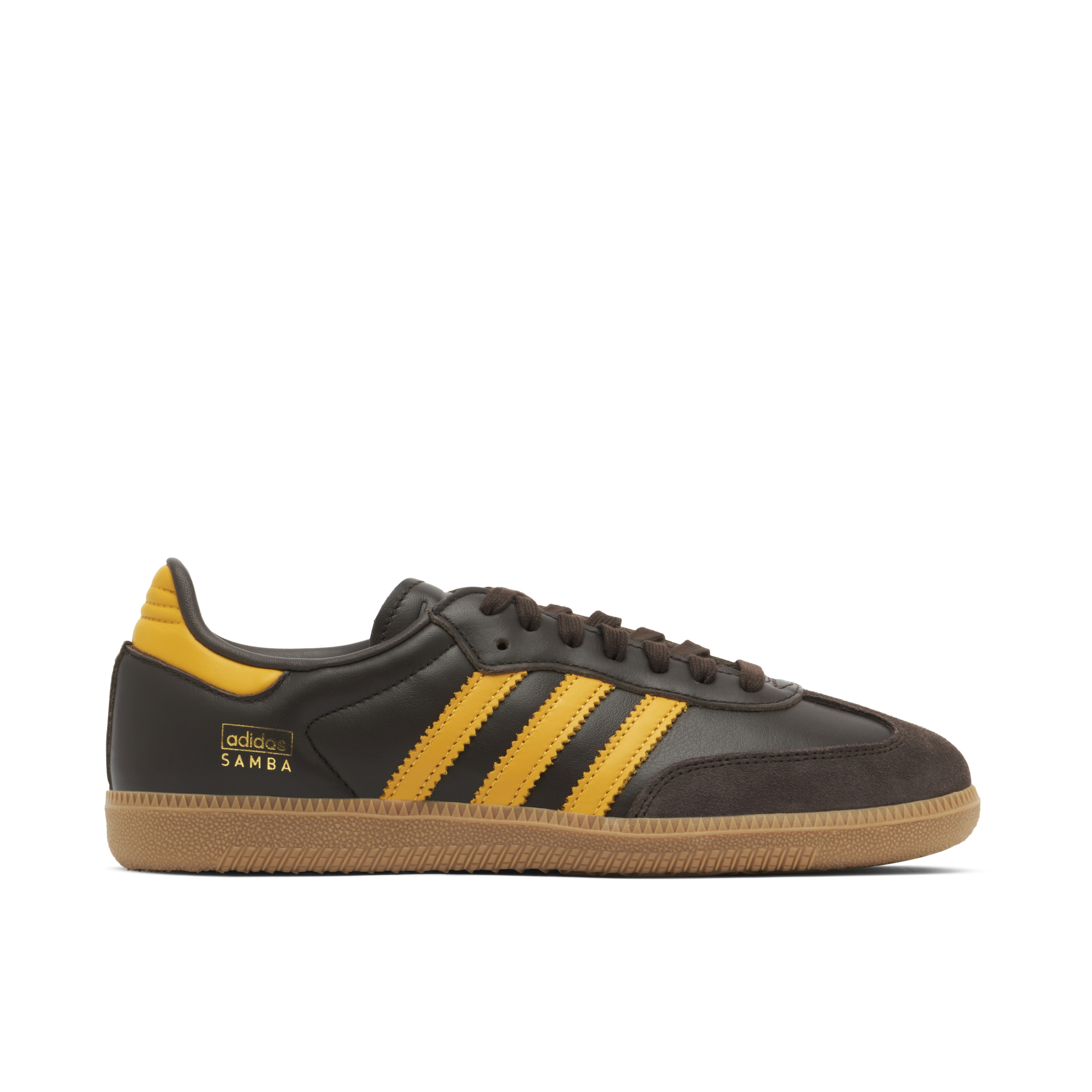 adidas czarne Samba OG Dark Brown Preloved Yellow