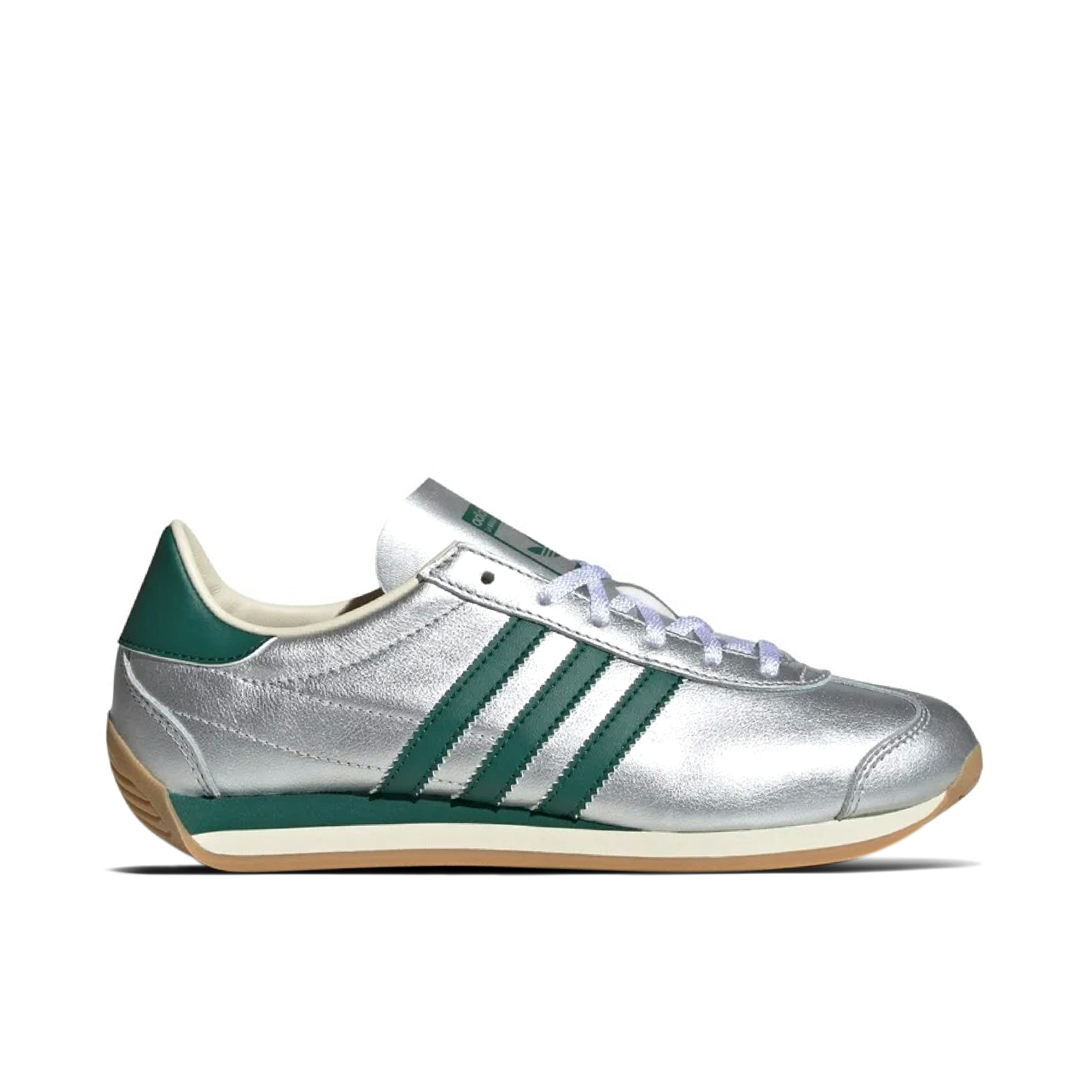 adidas Country OG Metallic Silver Collegiate Green Womens