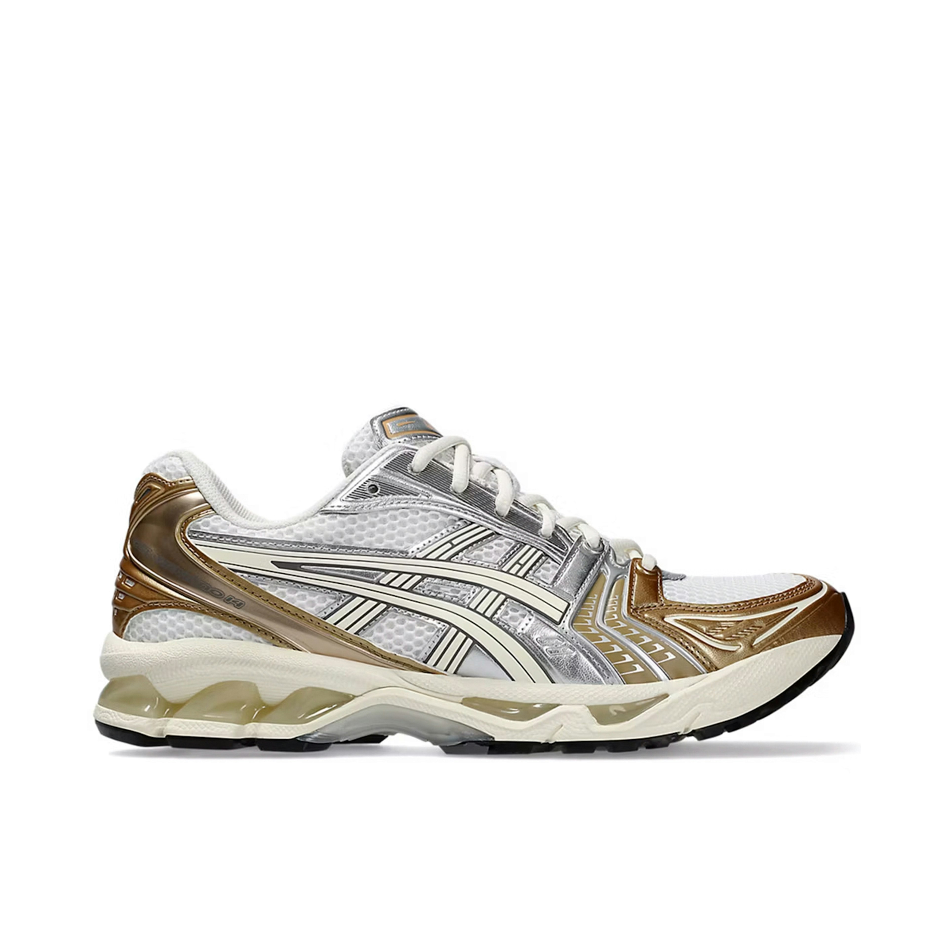 ASICS GEL-Kayano 14 White Cream Gold Womens