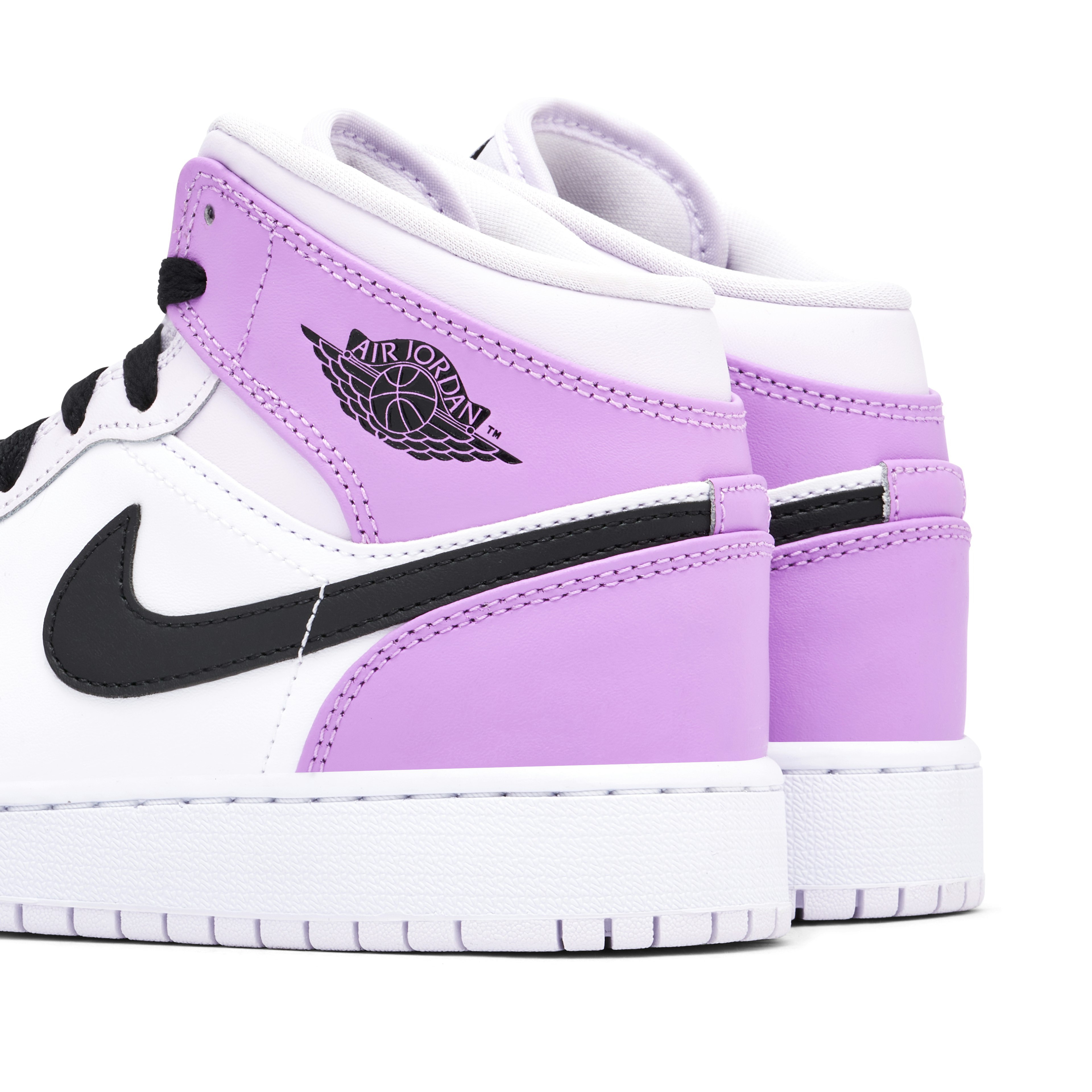 Air Jordan 1 Mid Pink Lavender GS