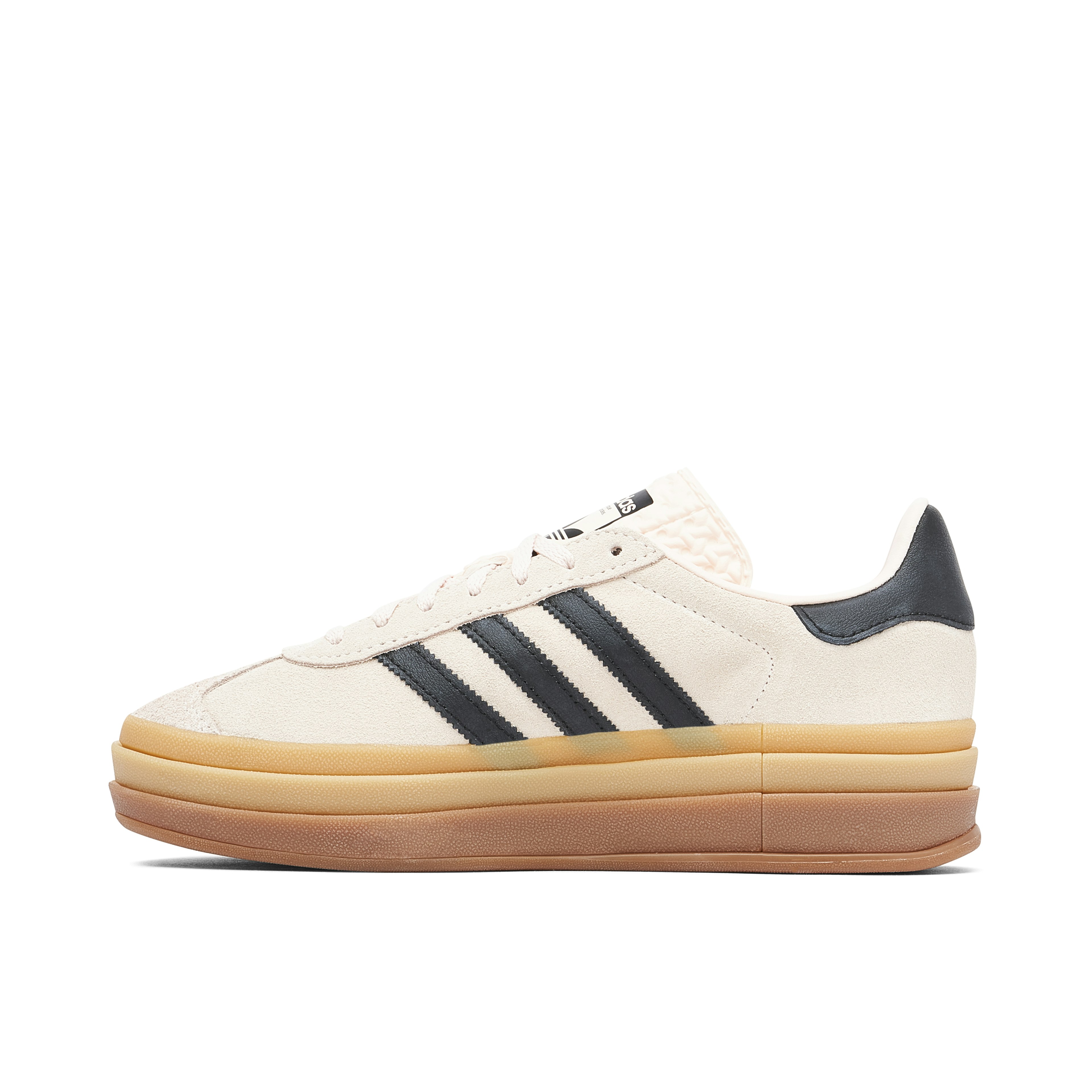 adidas Gazelle Bold Beige Black Womens | IE0429 | Laced