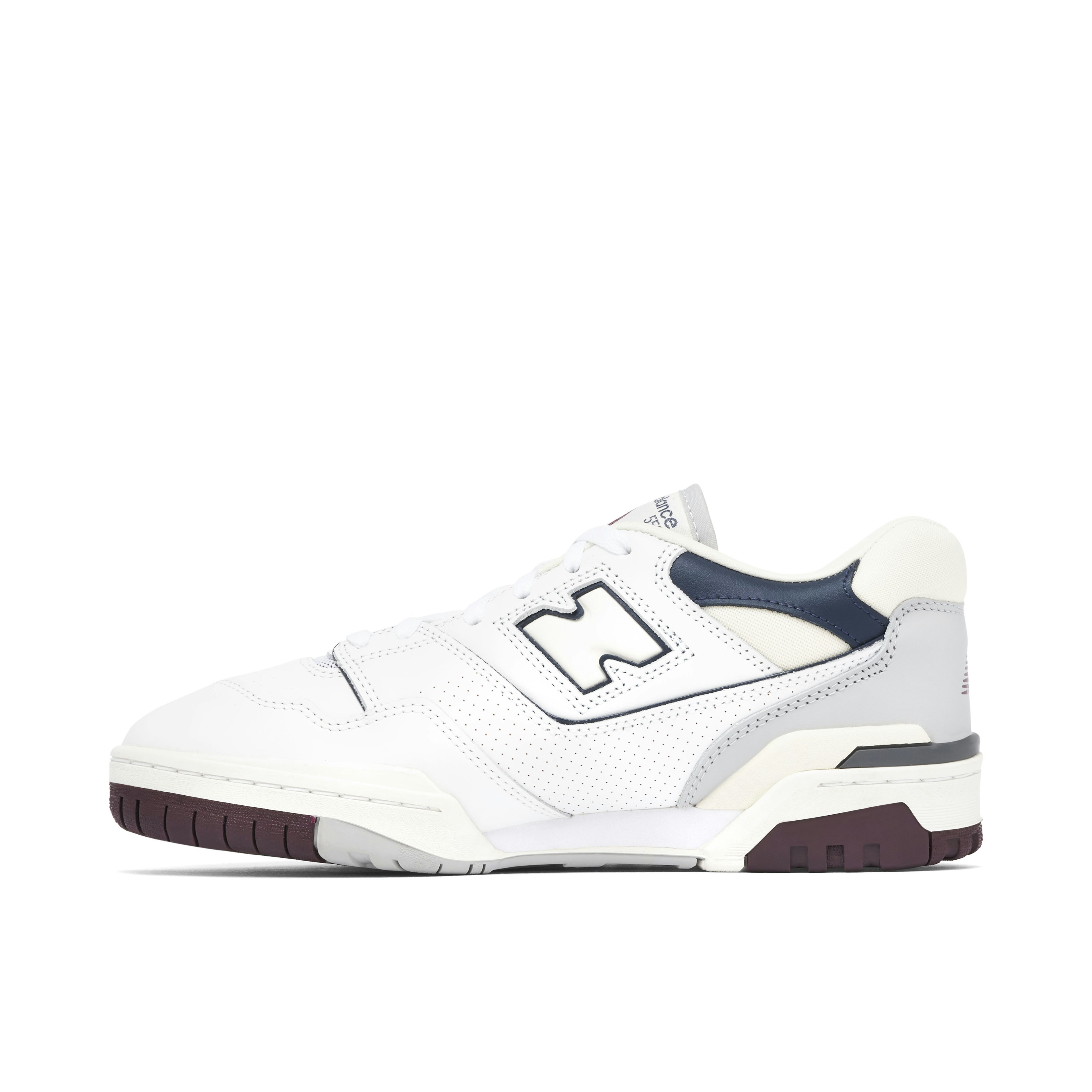New Balance 550 White Burgundy Navy