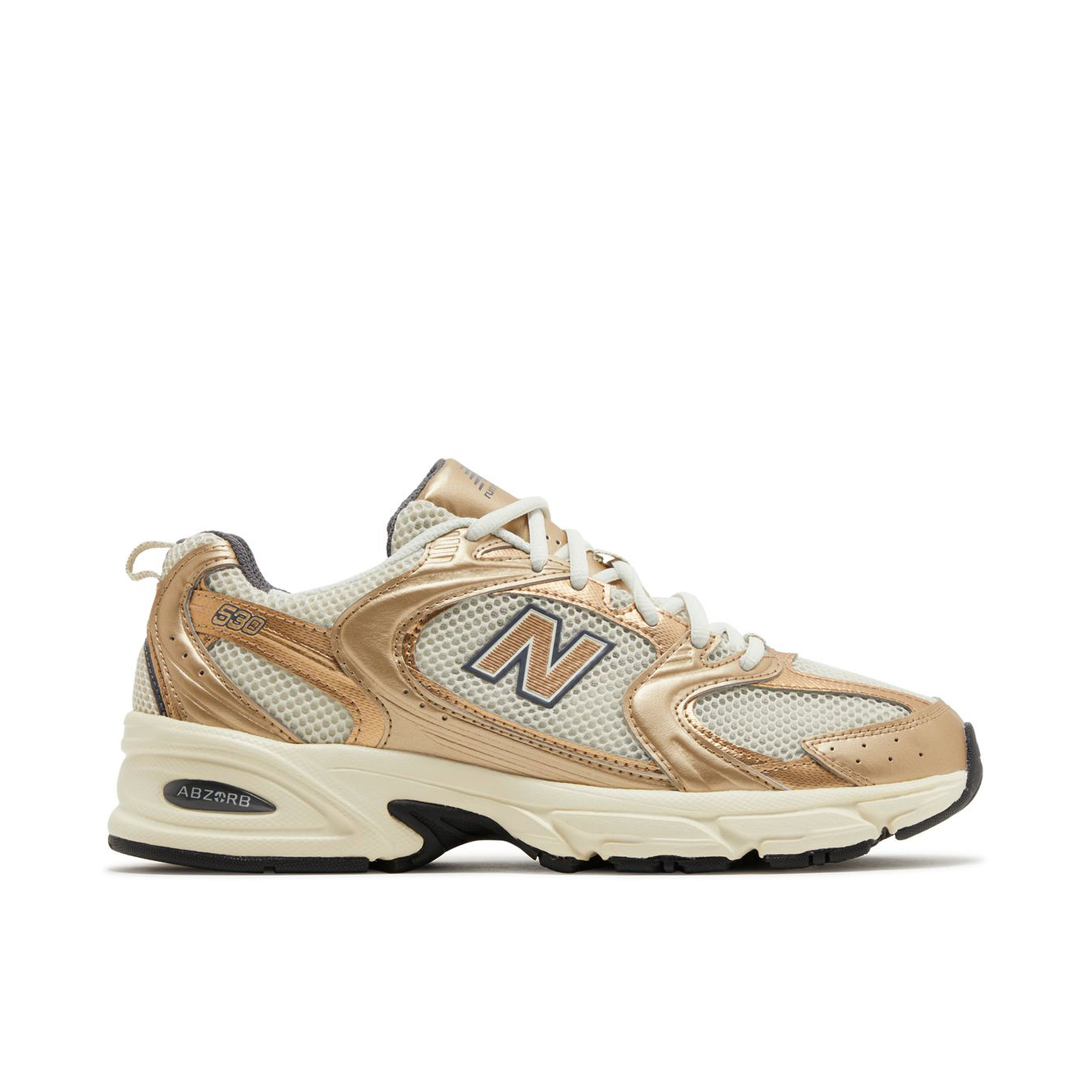 New Balance 530 Turtledove Gold Metallic | MR530LA | Laced display picture 1