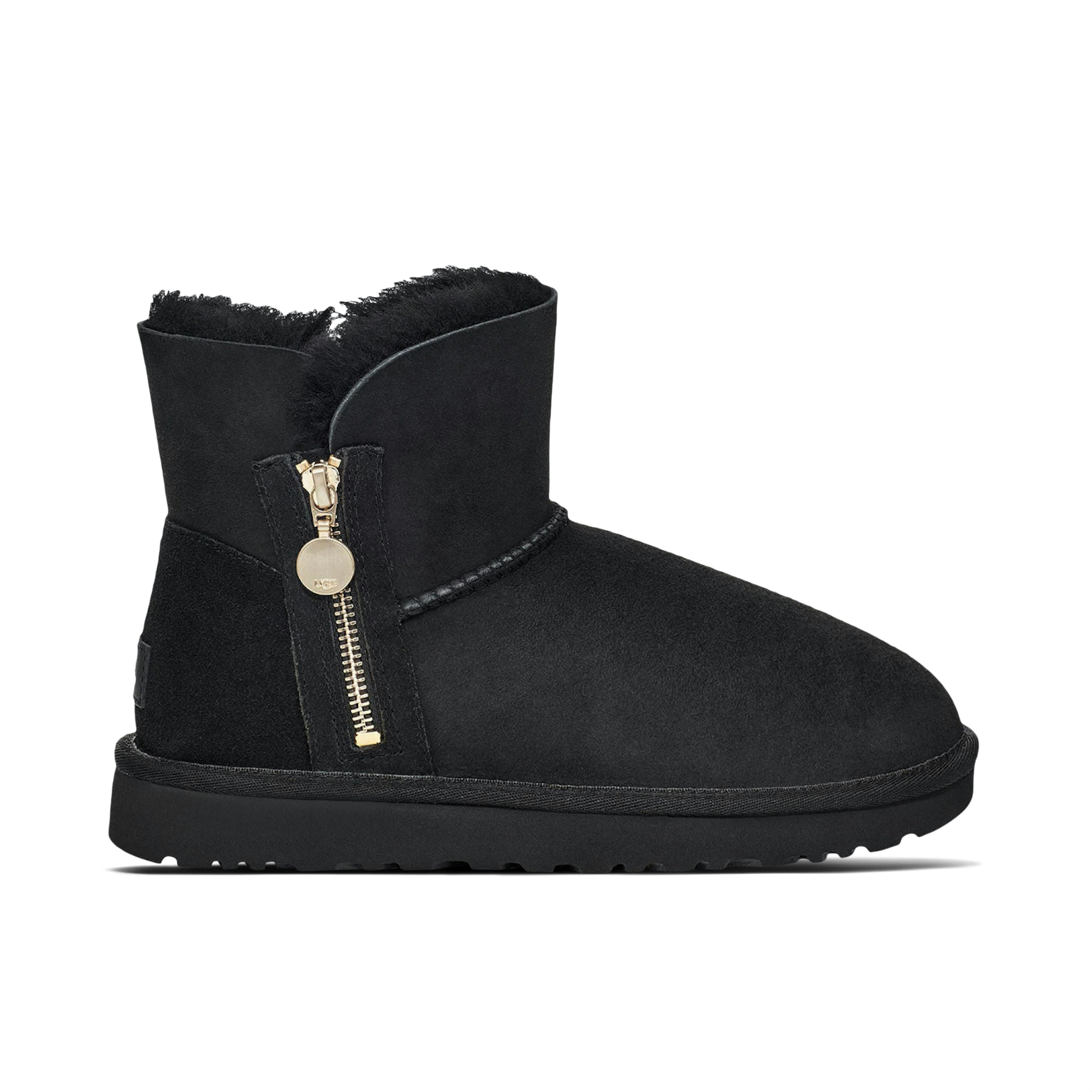UGG Bailey Zip Mini Boot Black Womens