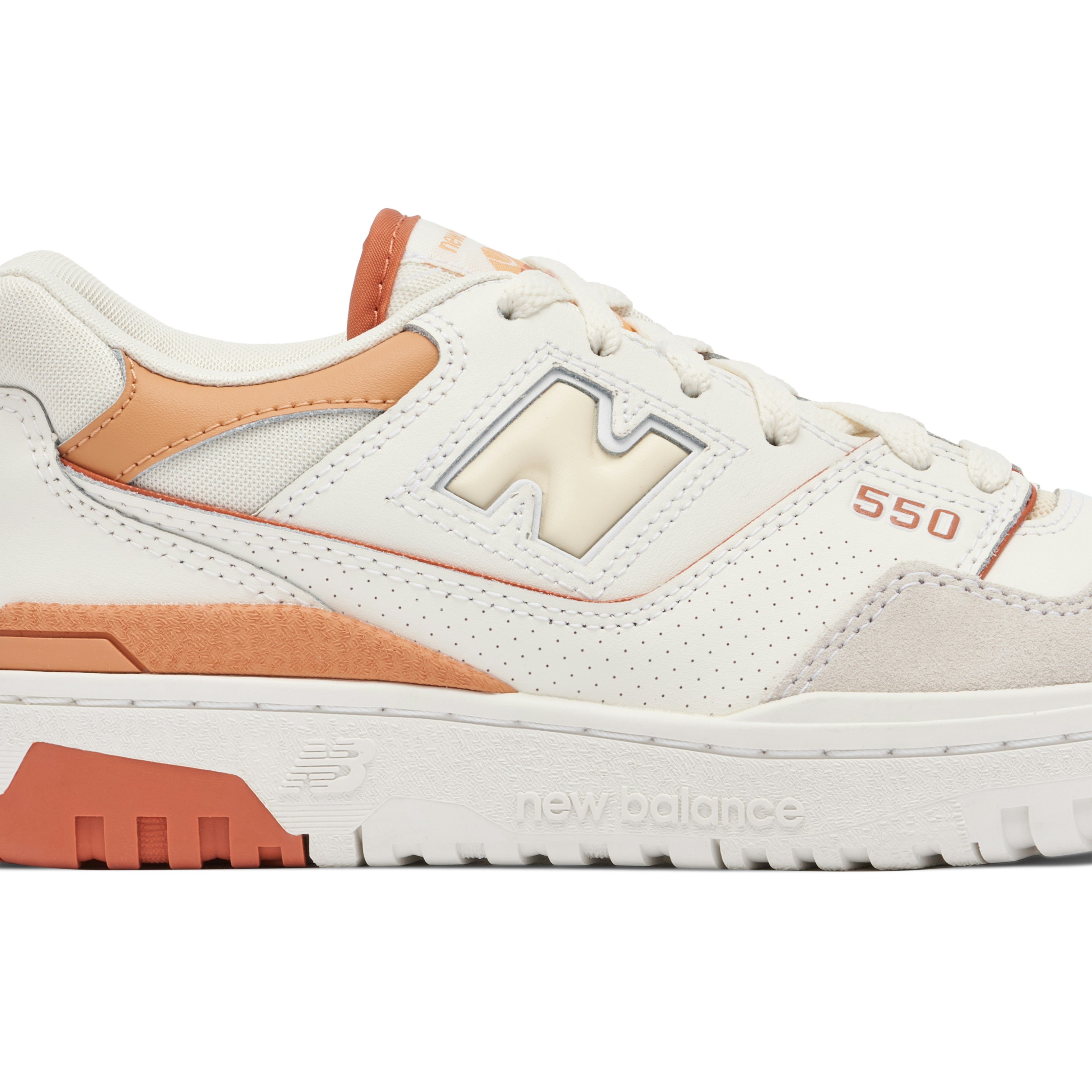 New Balance 550 White Brown Womens
