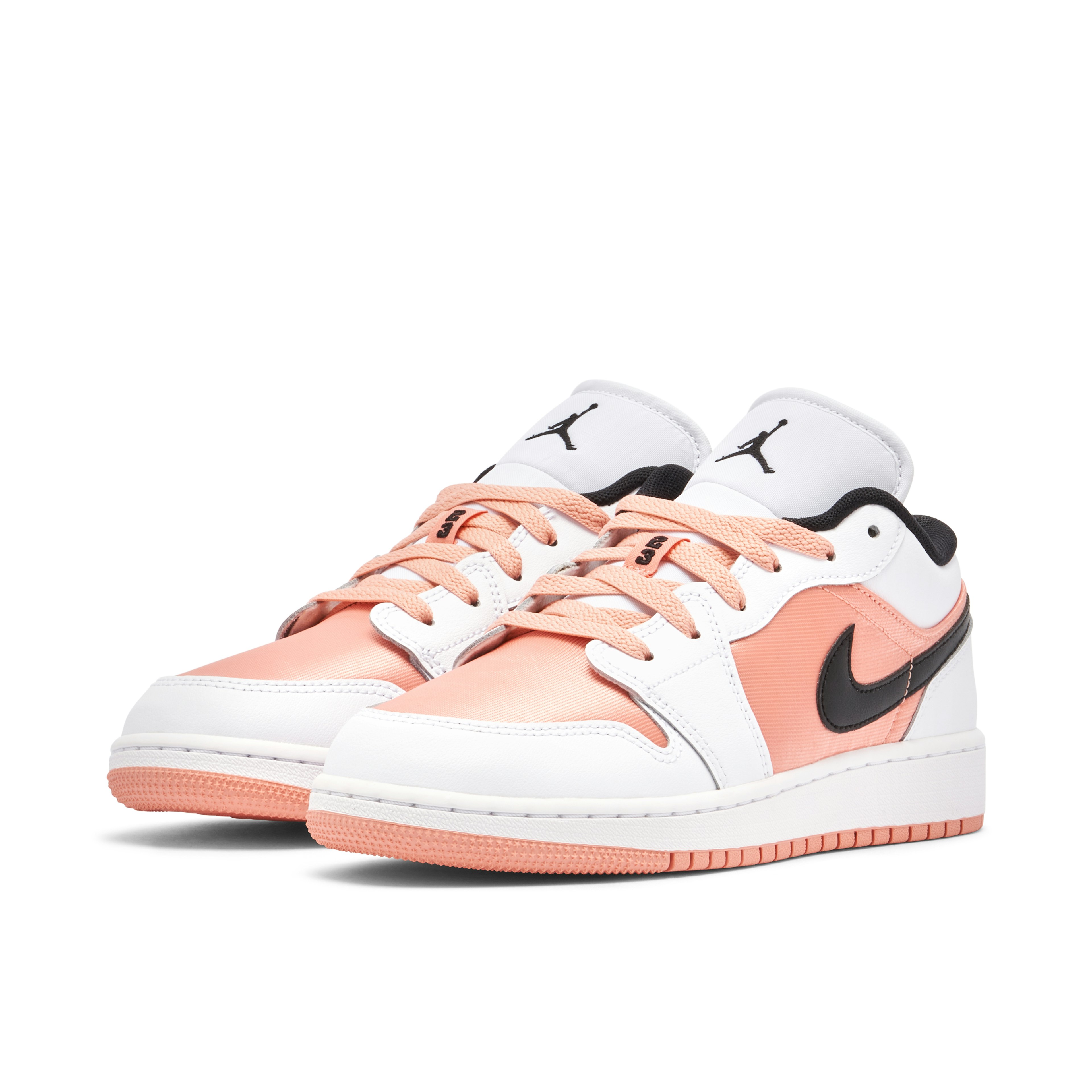 Air Jordan 1 Low White Light Madder Root GS