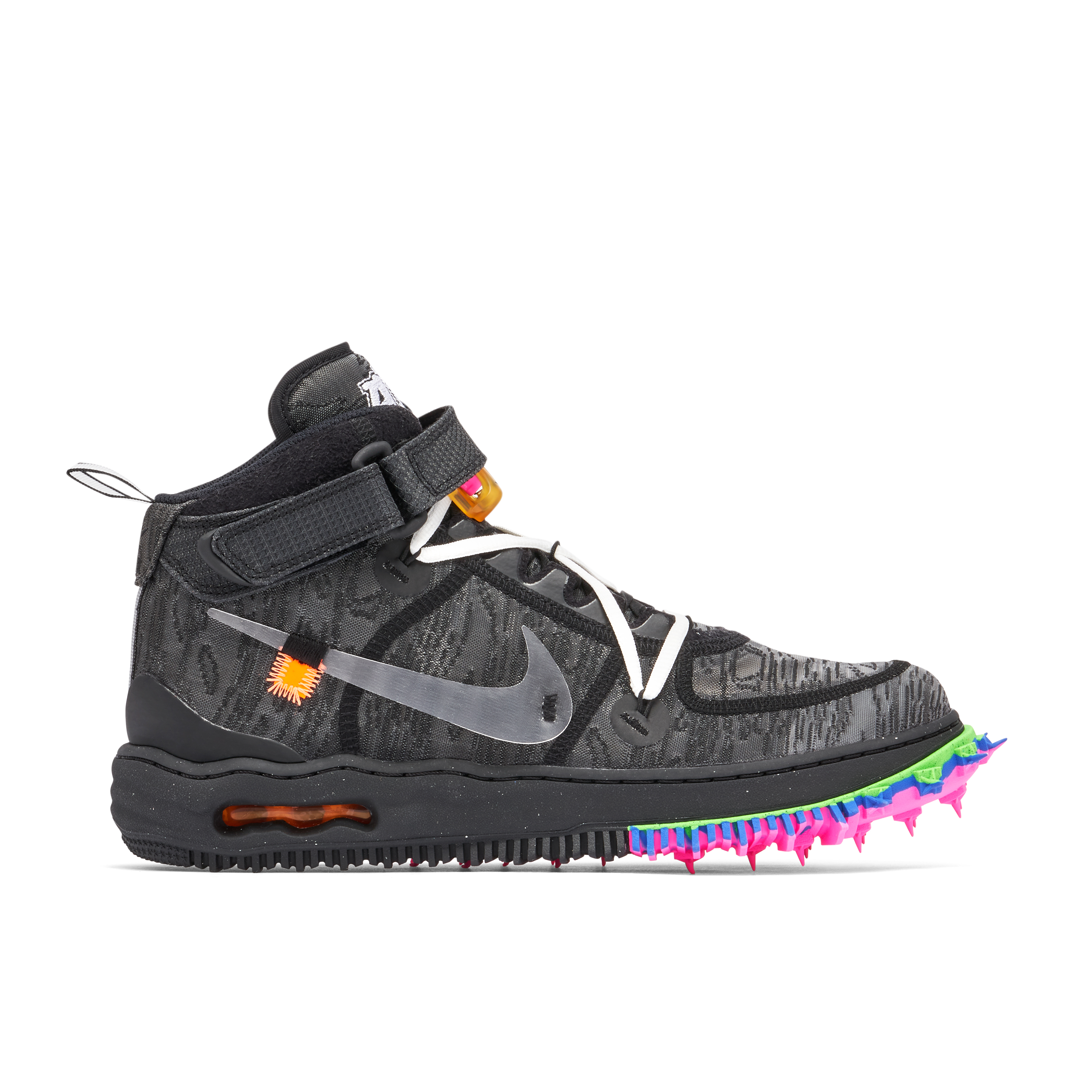 Off-White x Nike Air Force 1 Mid Black | DO6290-001 | Laced