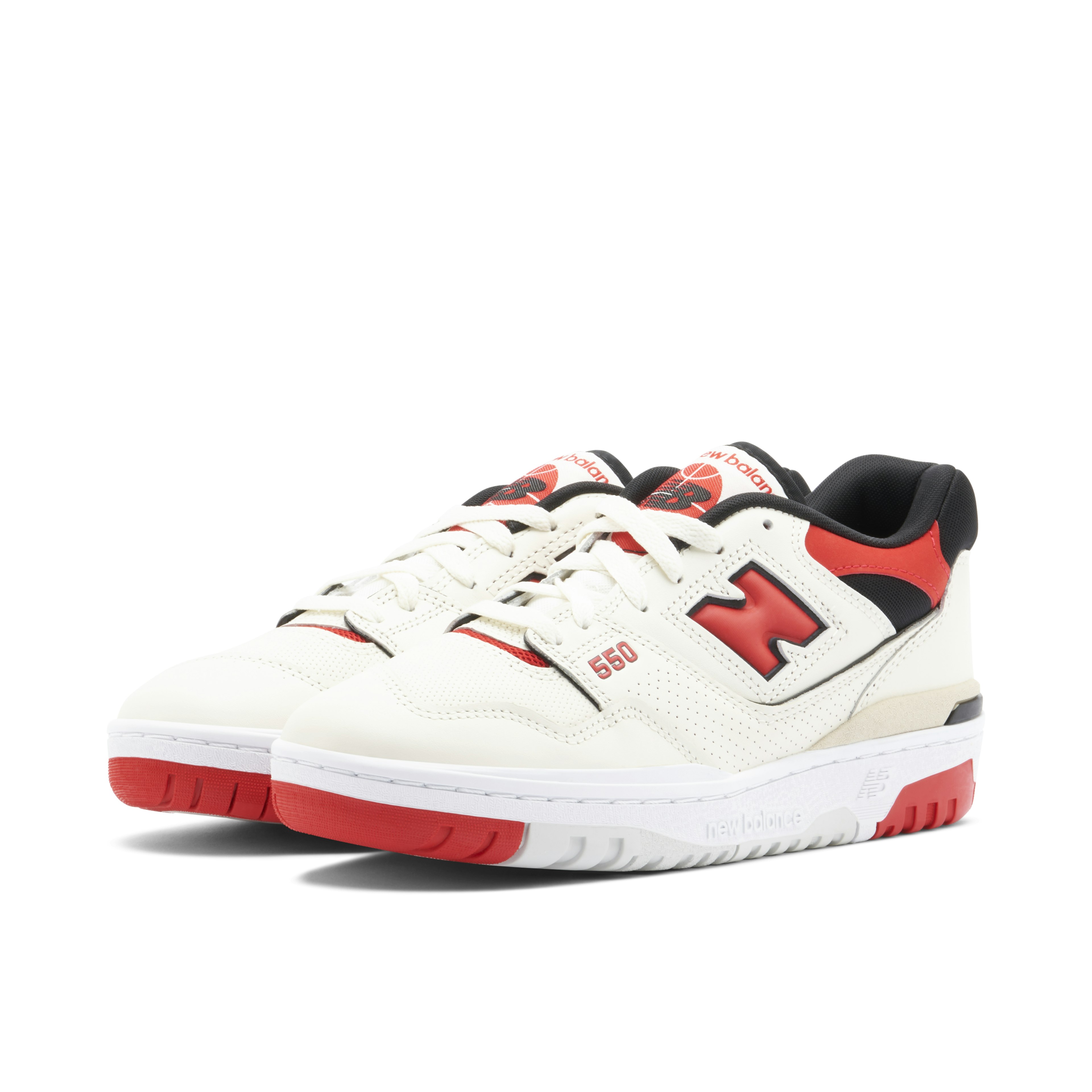New Balance 550 Sea Salt True Red