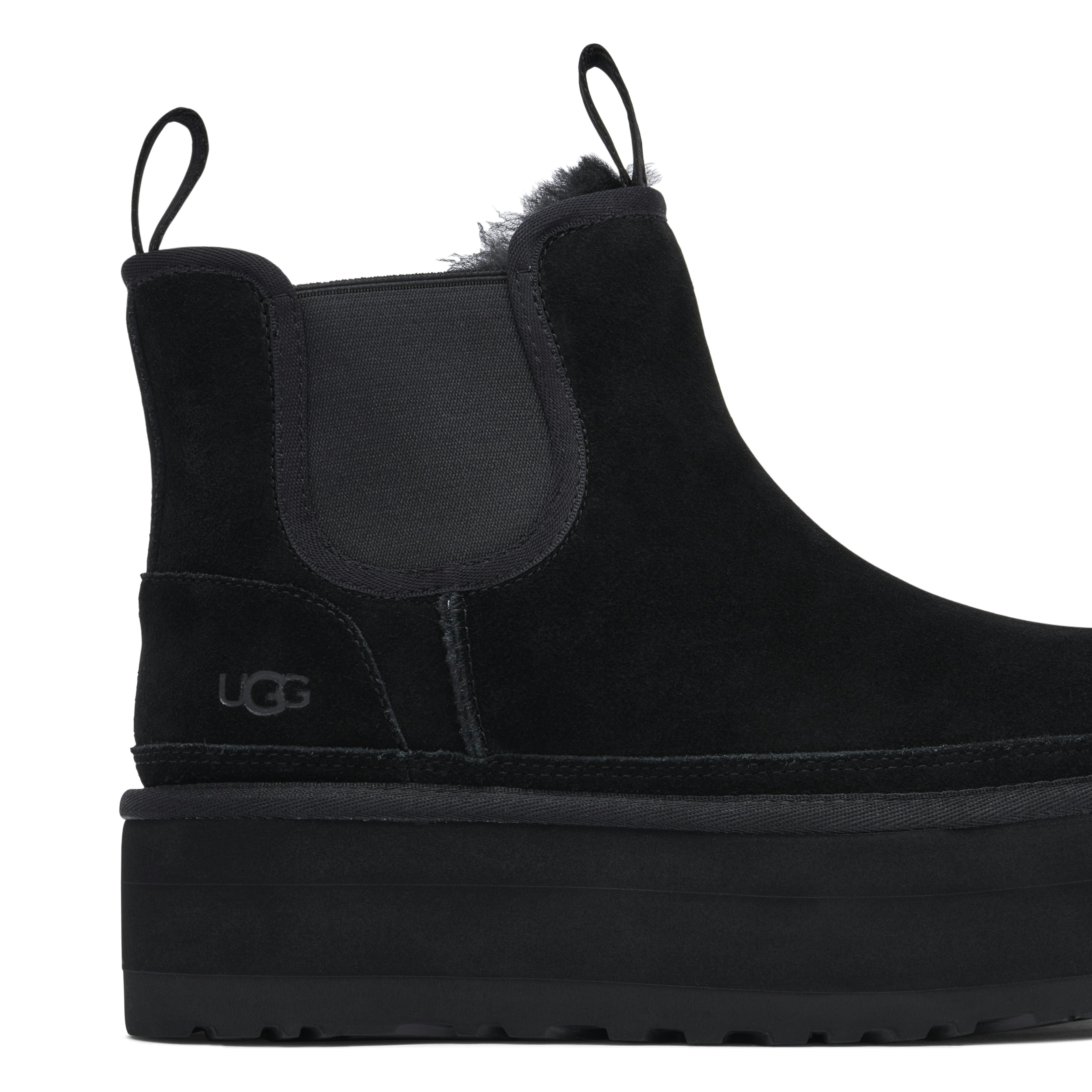 UGG Neumel Platform Chelsea Boot Black Womens