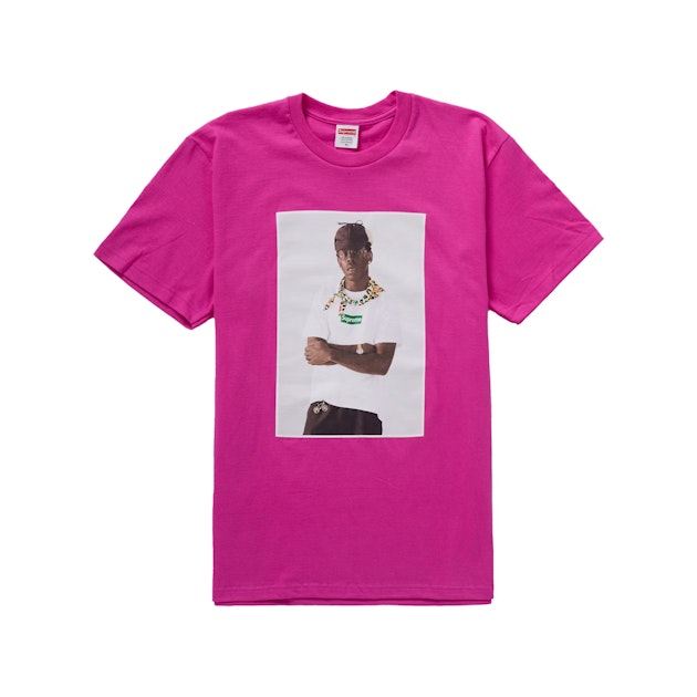 Supreme Tyler The Creator Tee Magenta | SUPREME-00144 | Laced 