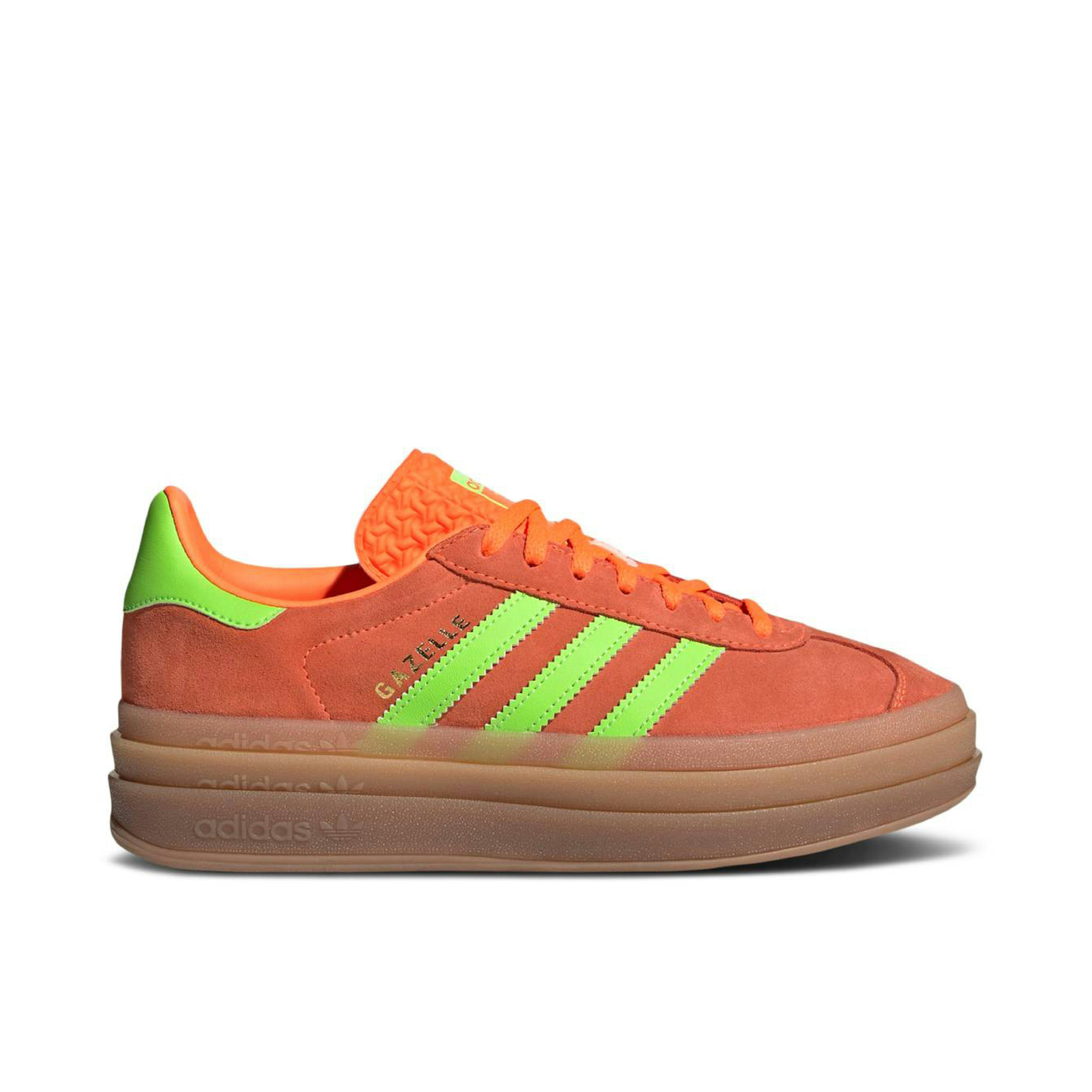 Adidas Gazelle Bold Solar Orange Green Femme