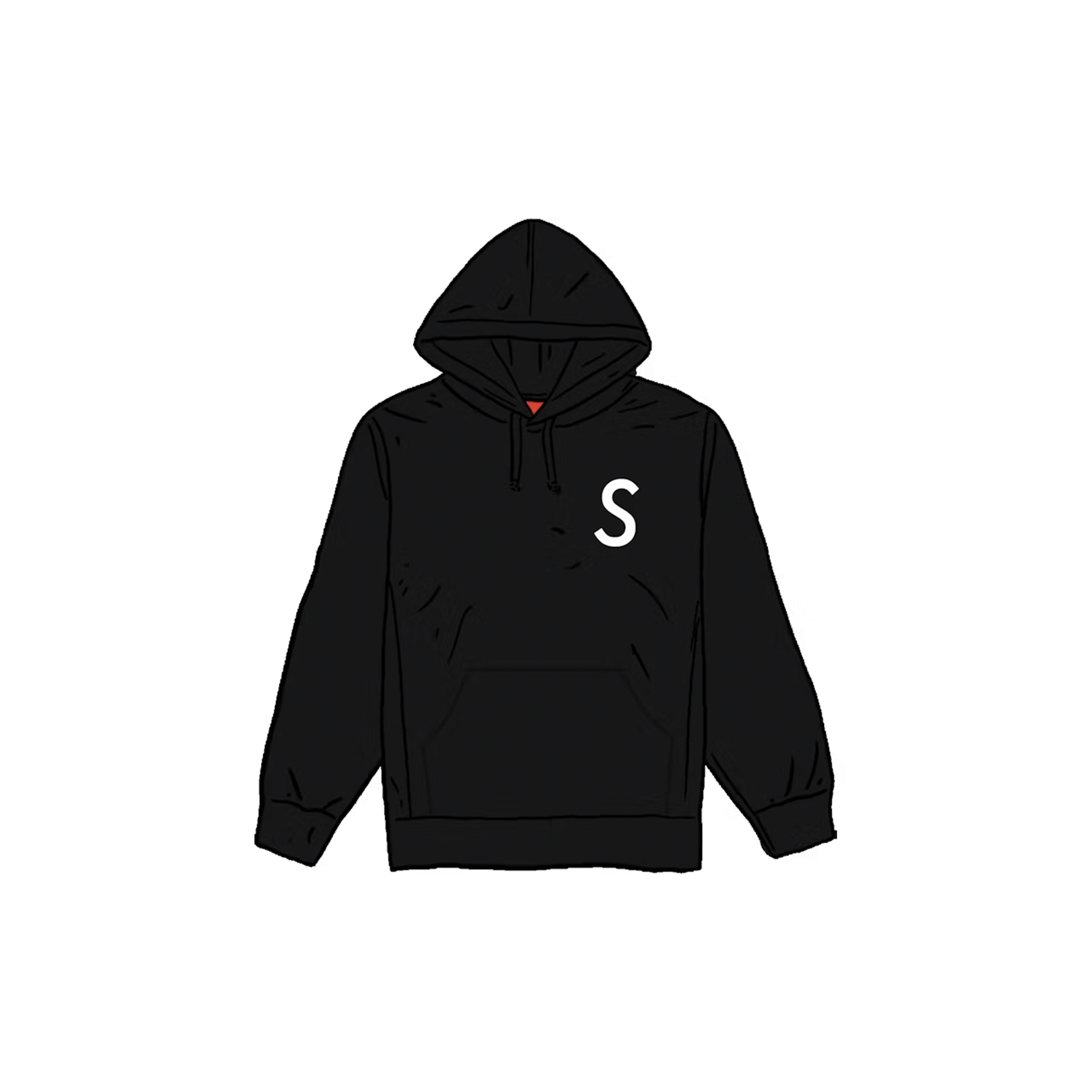 Supreme Swarovski S Logo Hooded Sweatshirt Black