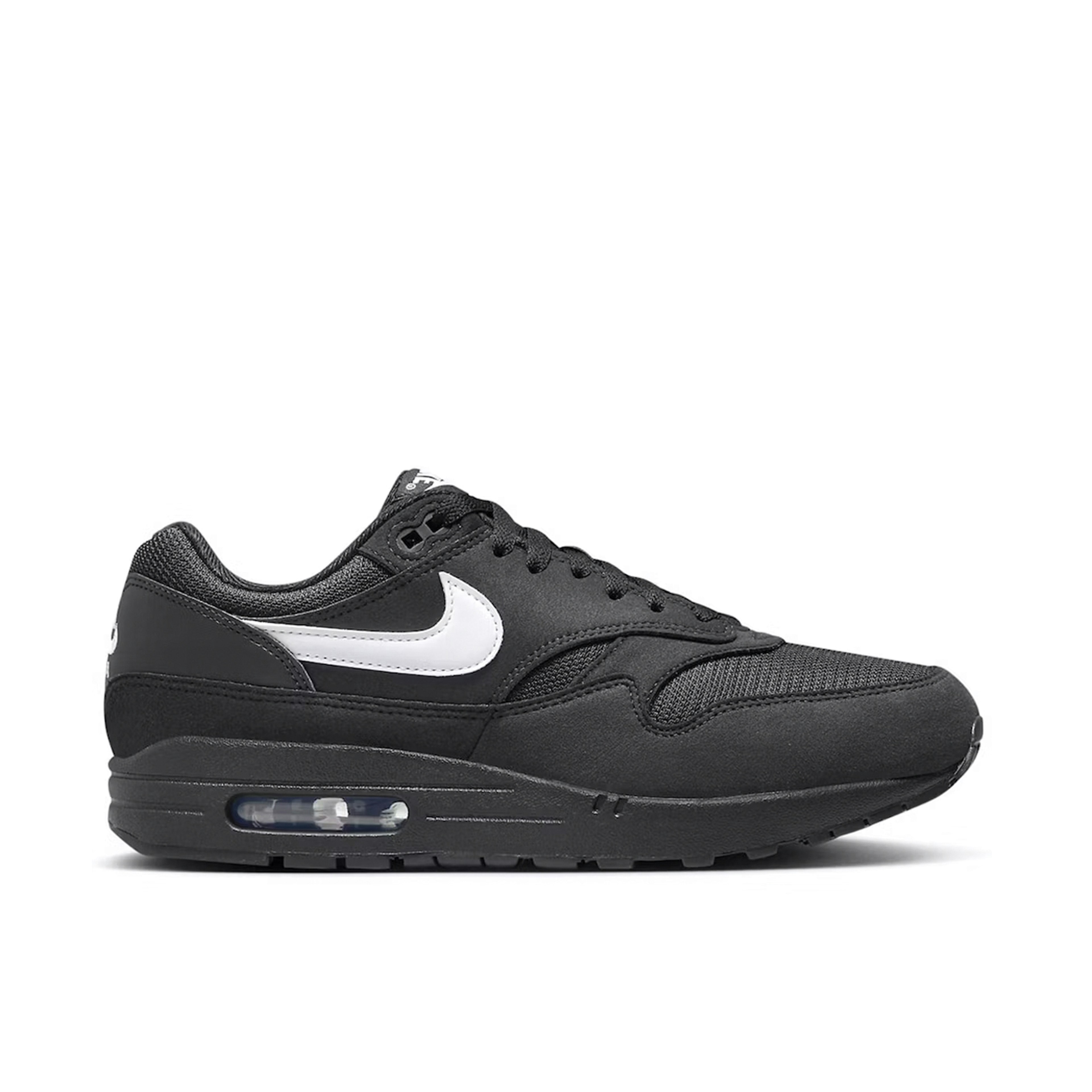 Nike Air Max 1 Black White Swoosh