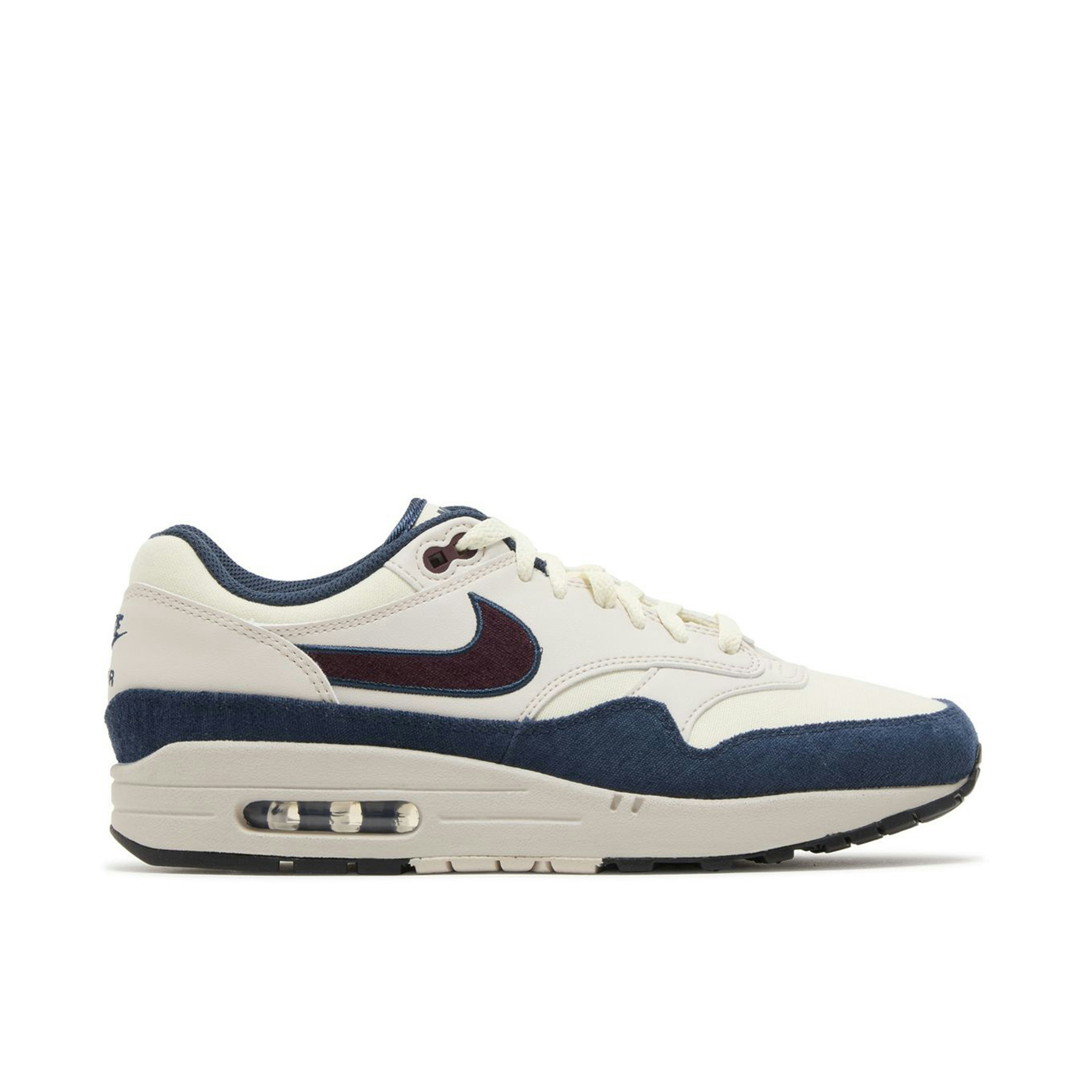 Nike Air Max 1 Coconut Milk Burgundy Crush Navy