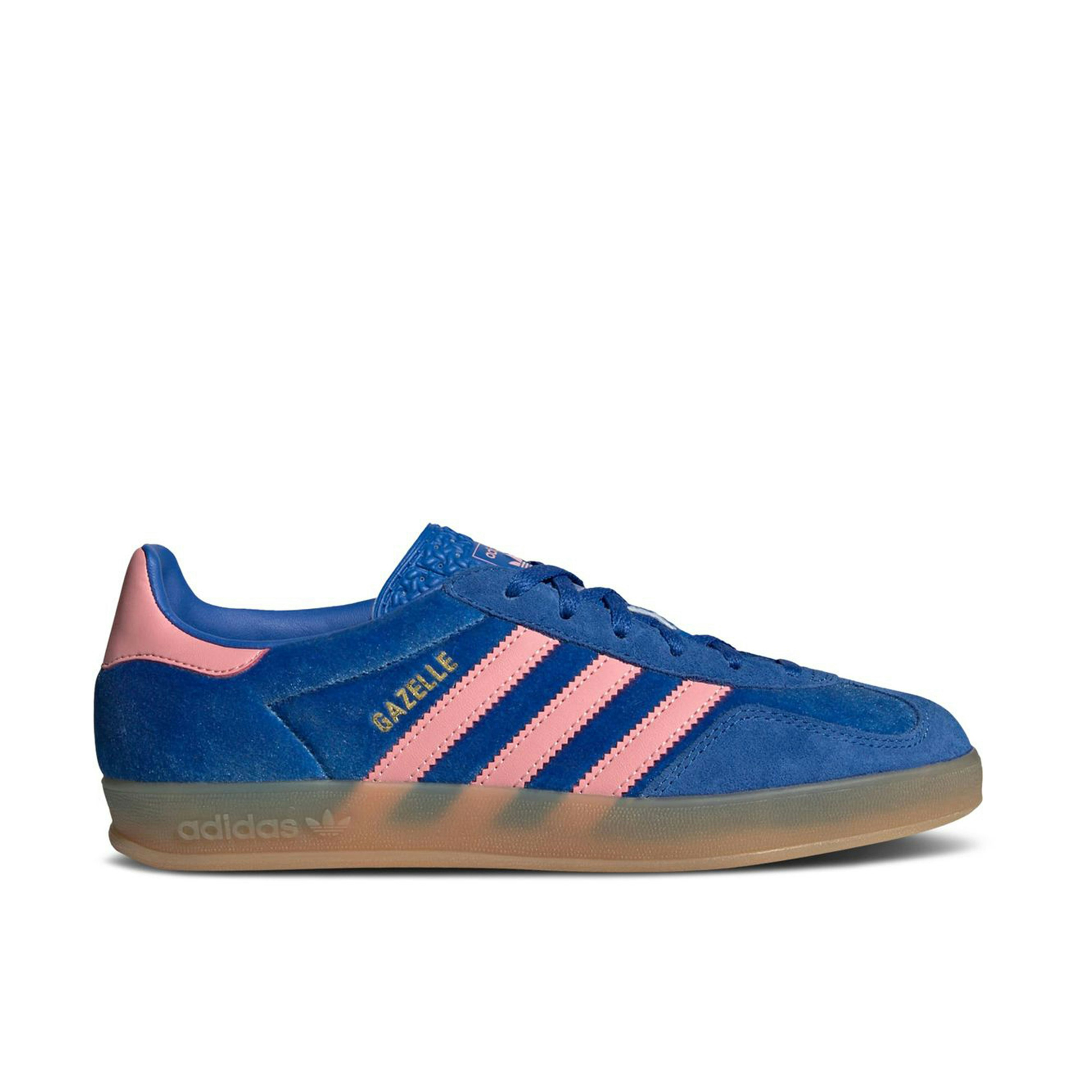 Adidas Gazelle Indoor Blue Semi Pink Spark Womens