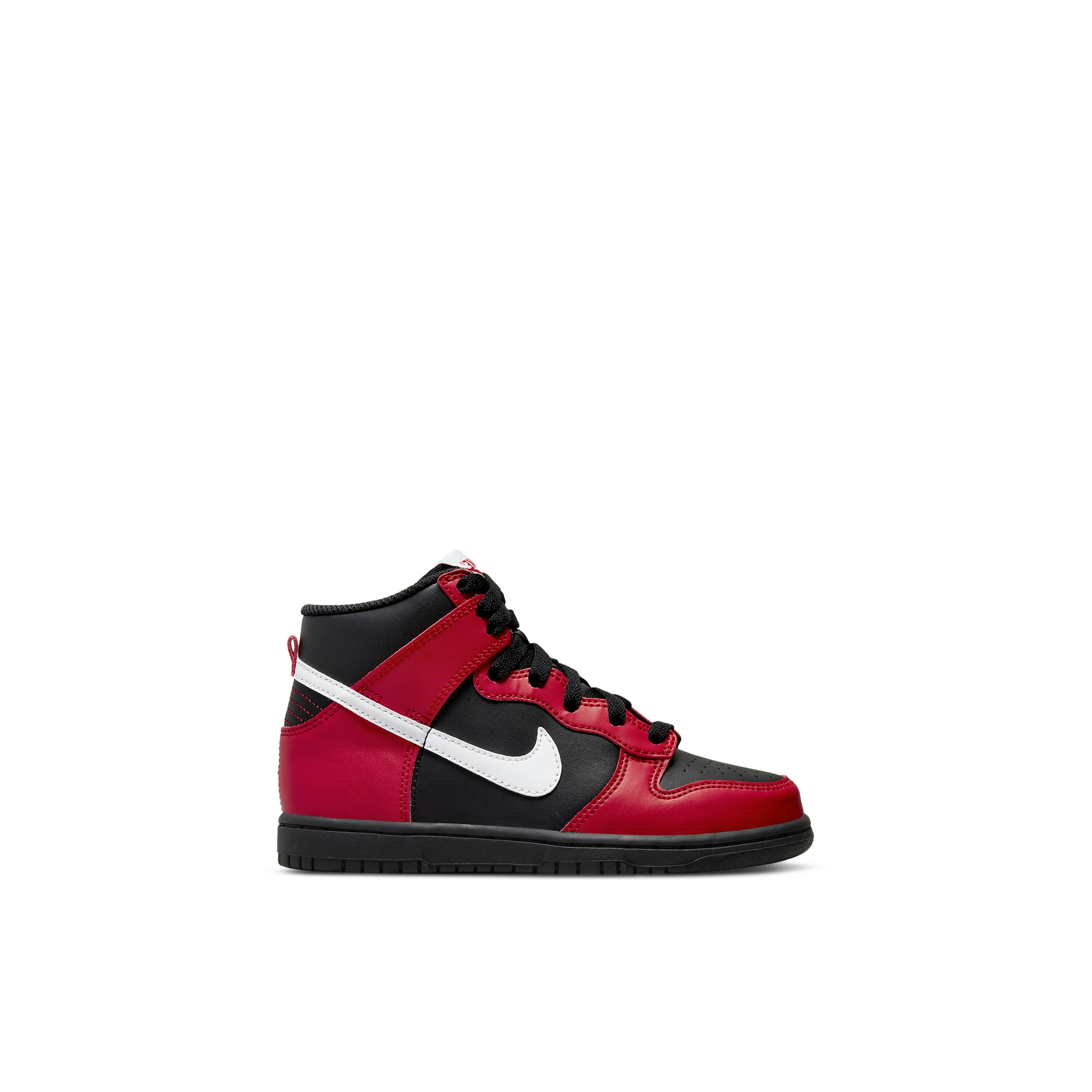 Nike Dunk High Black University Red TD