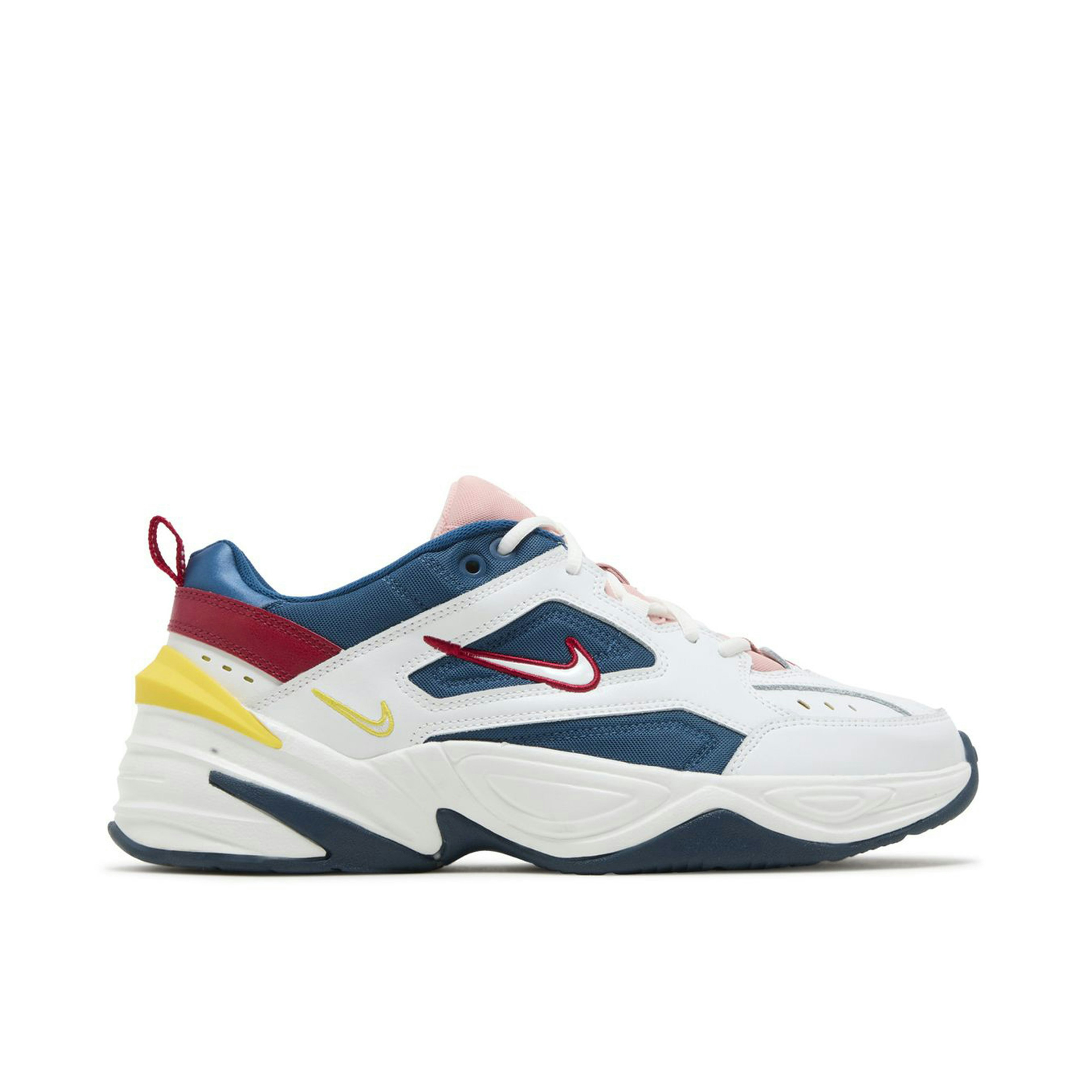 Nike M2K Tekno Blue Force Summit White Chrome Yellow Womens