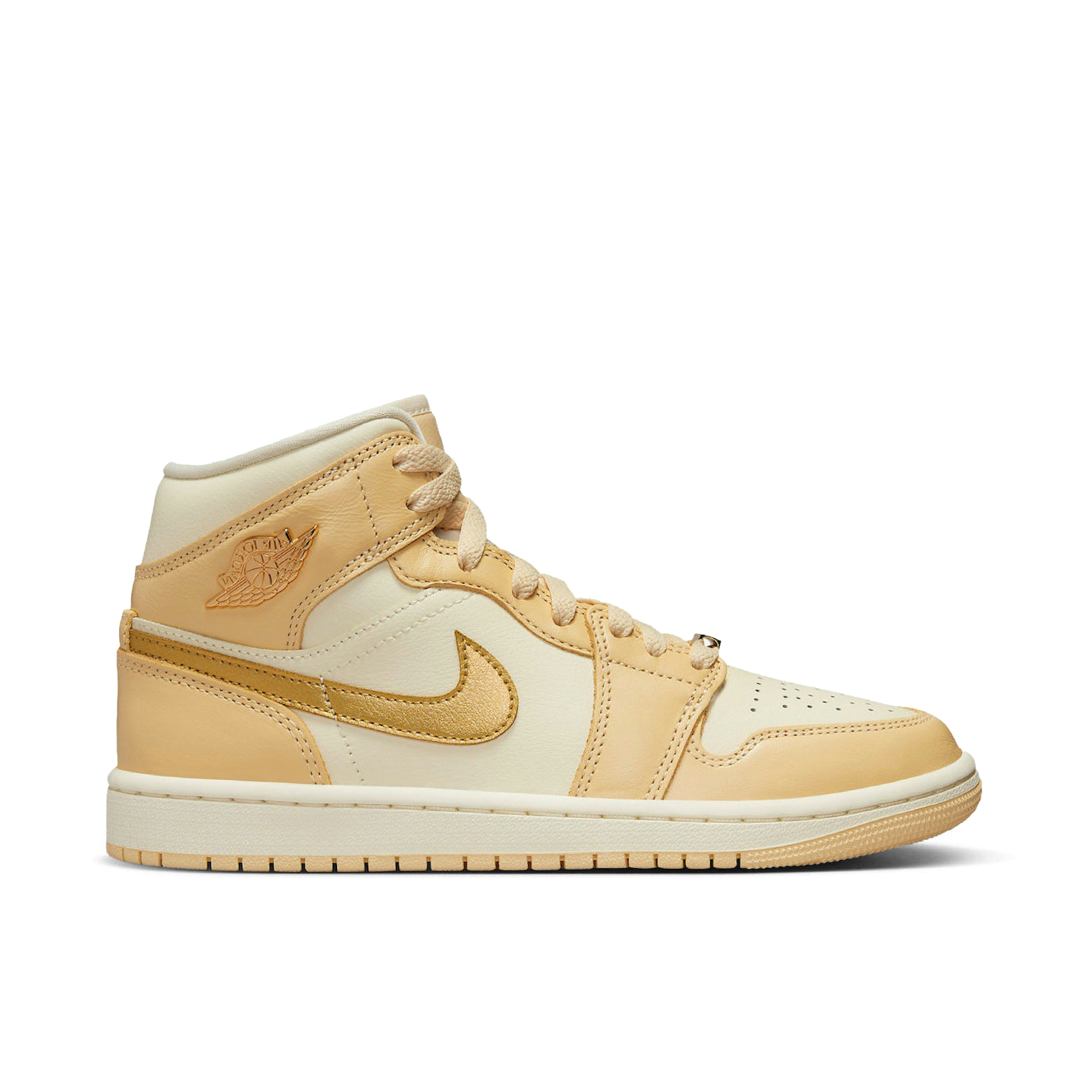 Air Jordan 1 Mid Pale Vanilla Womens