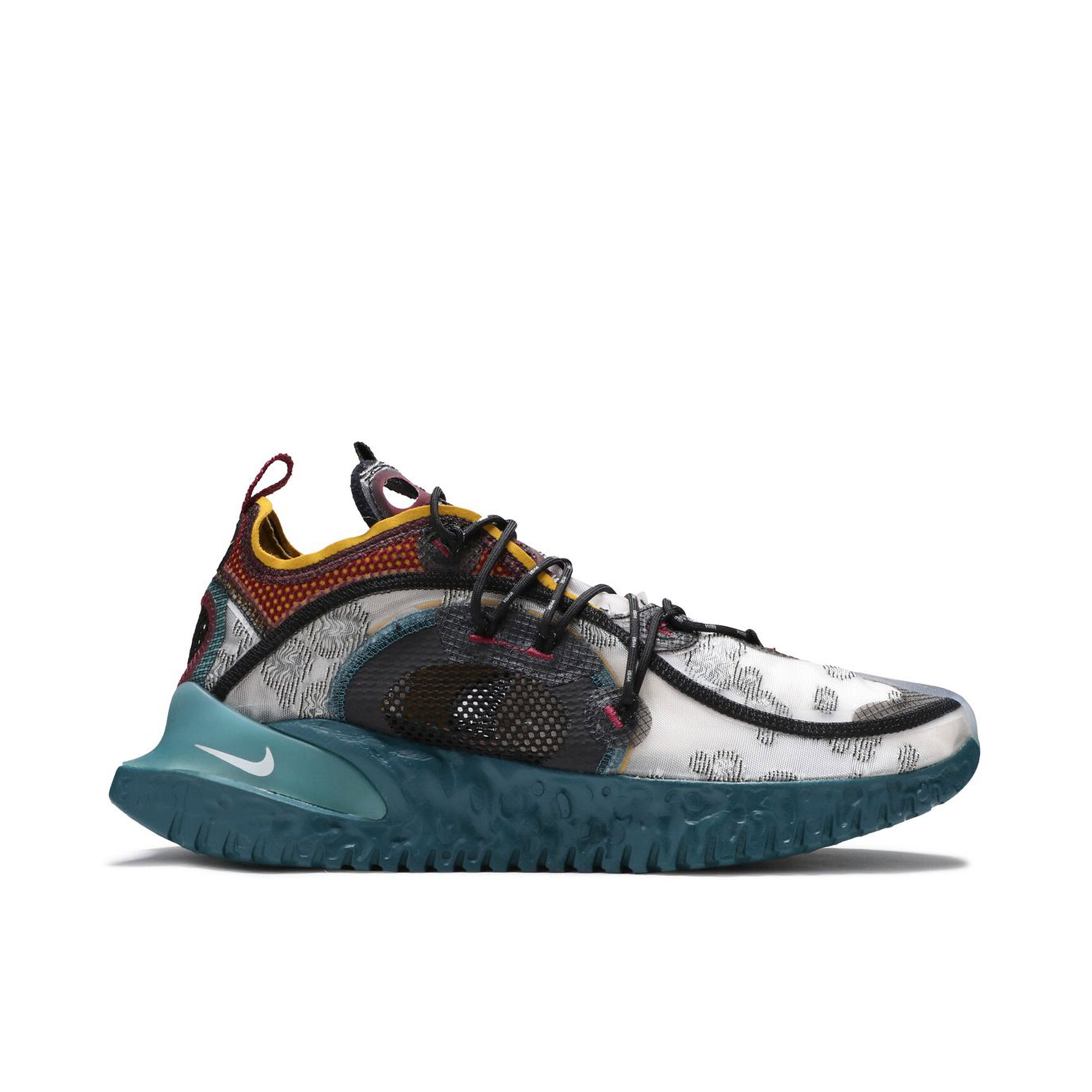Nike ISPA Flow 2020 Black Turquoise Gold Sneakers DM2832-001 Mens Size 11 DM2832-001] Men main image 2