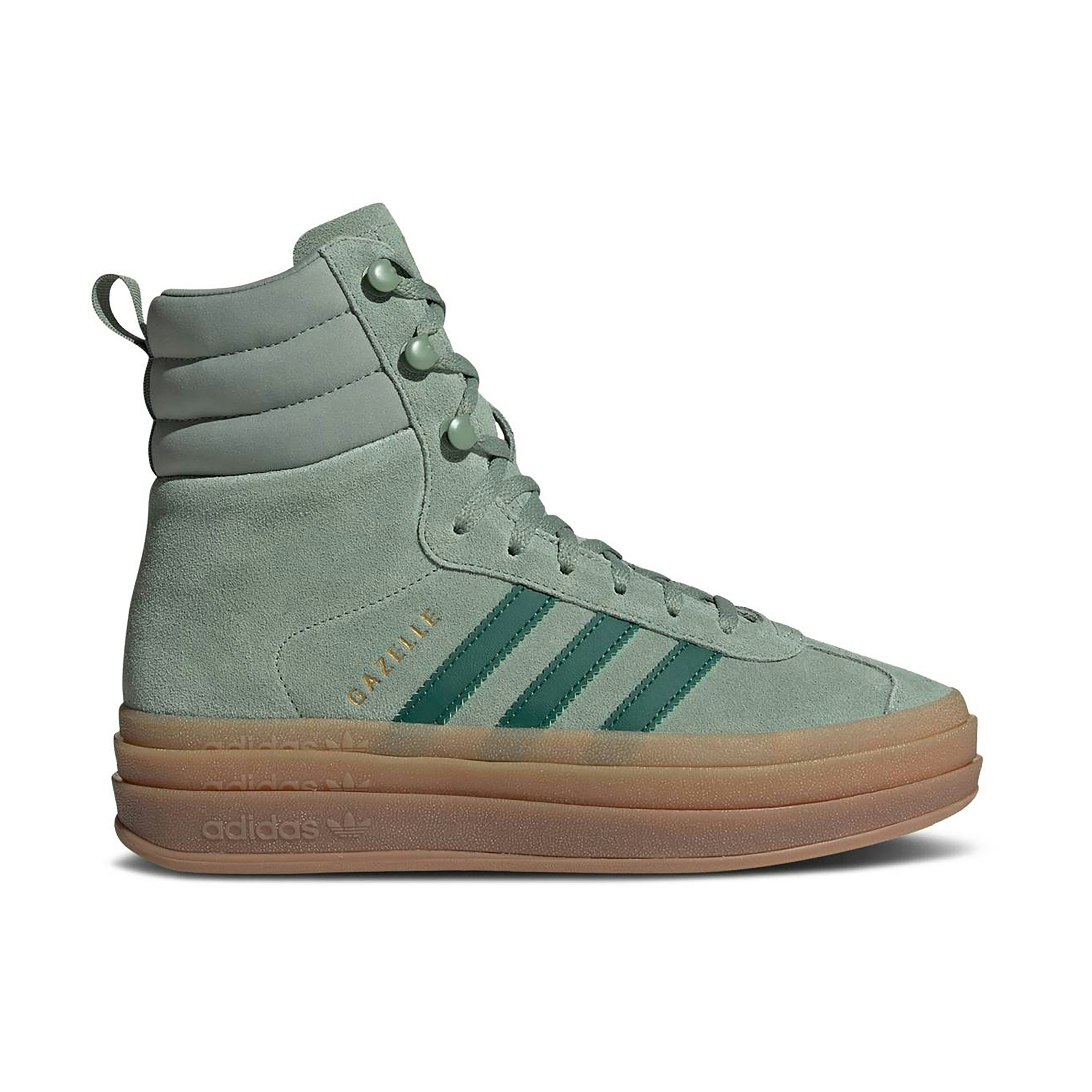 Adidas Gazelle Boot Silver Green Gum für Damen