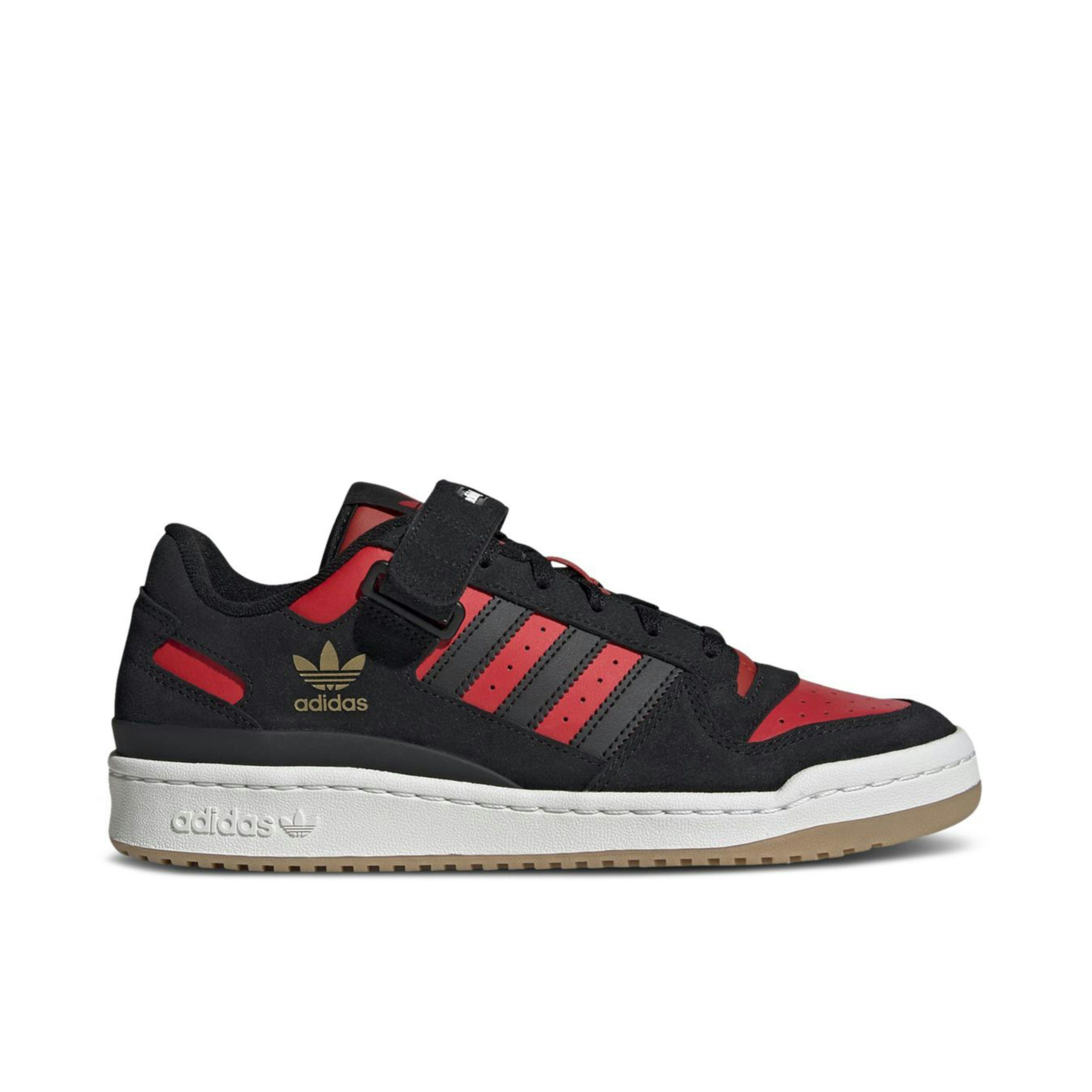 Adidas Forum Low Core Black Core Black Vivid Red