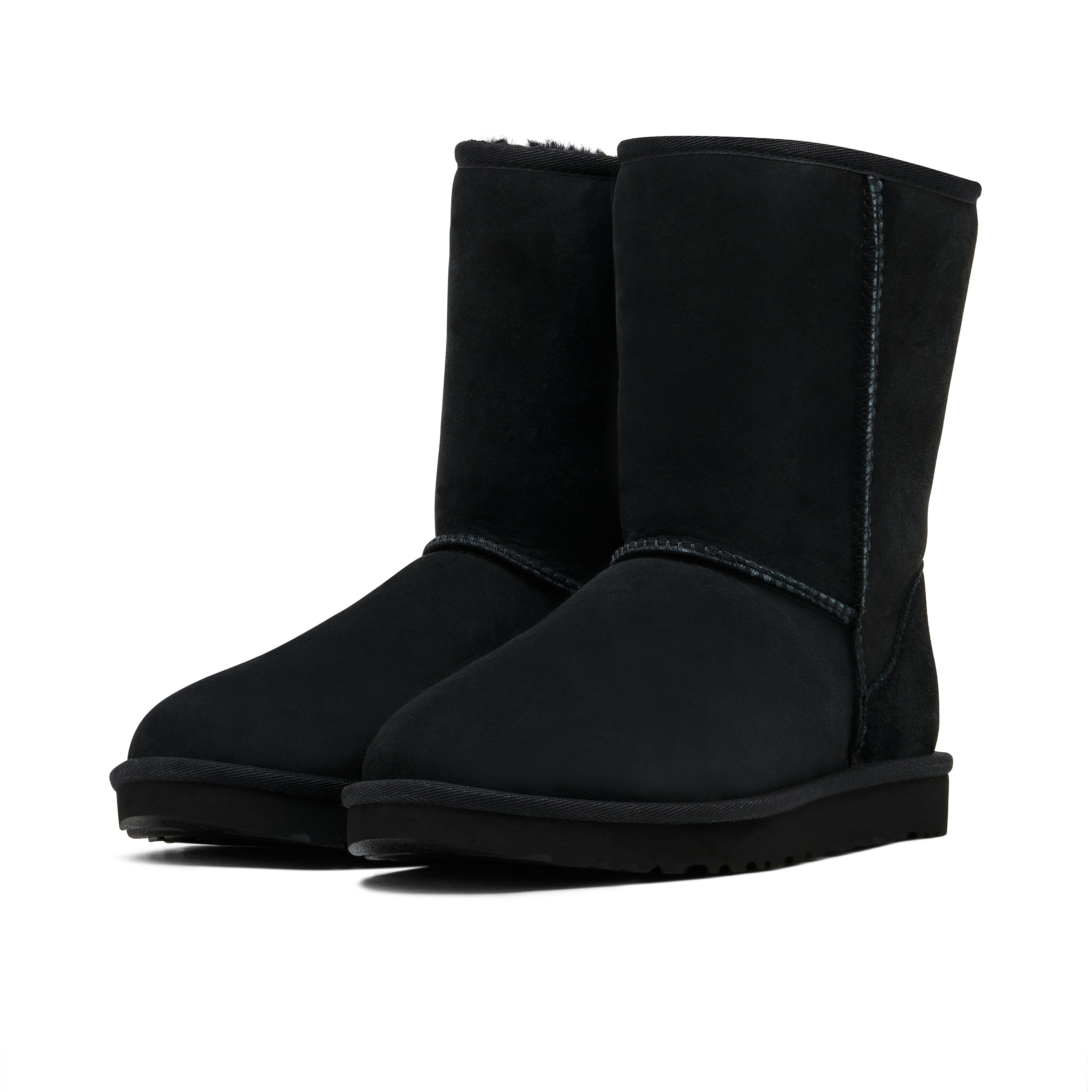 UGG Classic Short II Boot Black für Damen