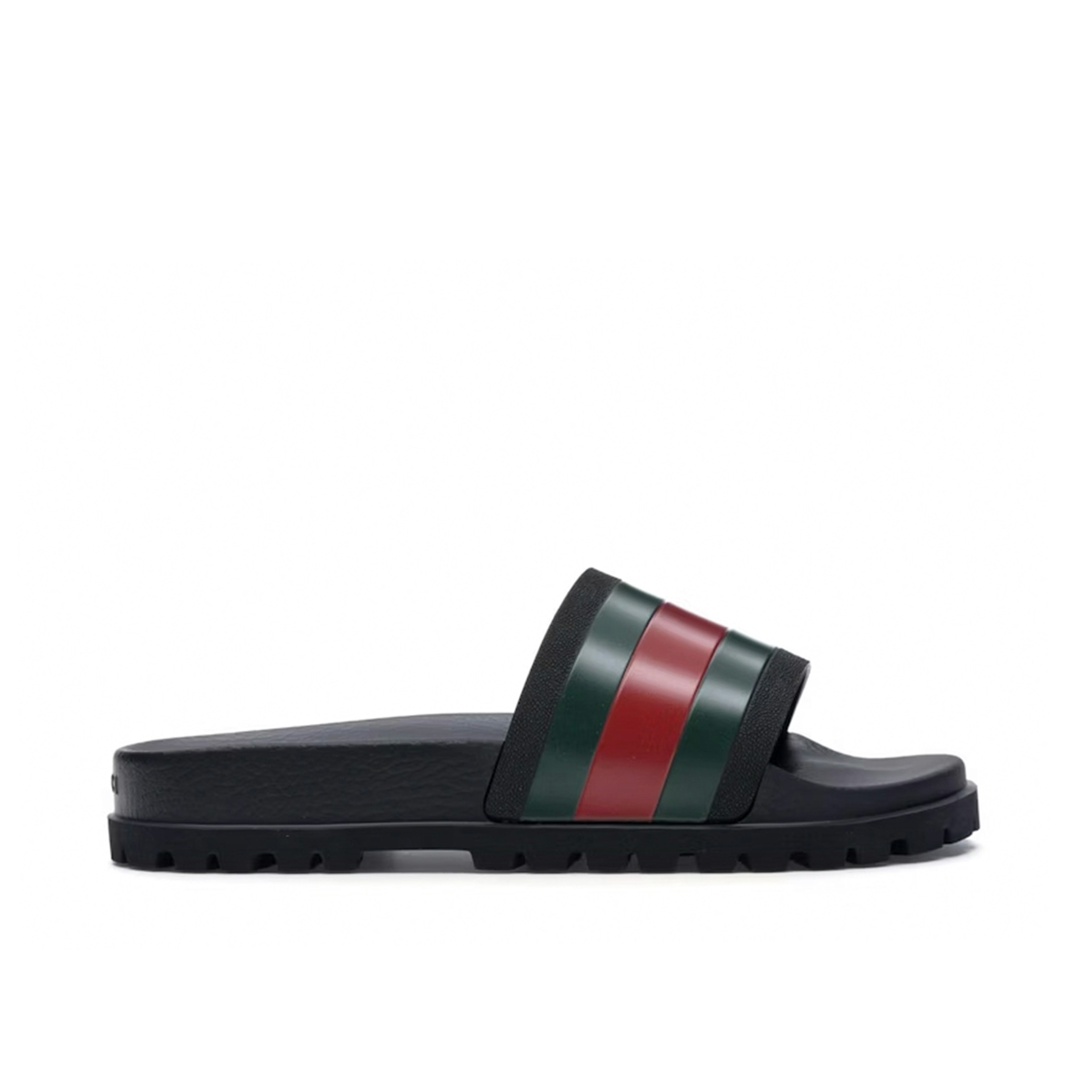 Gucci Web' Slide Sandals