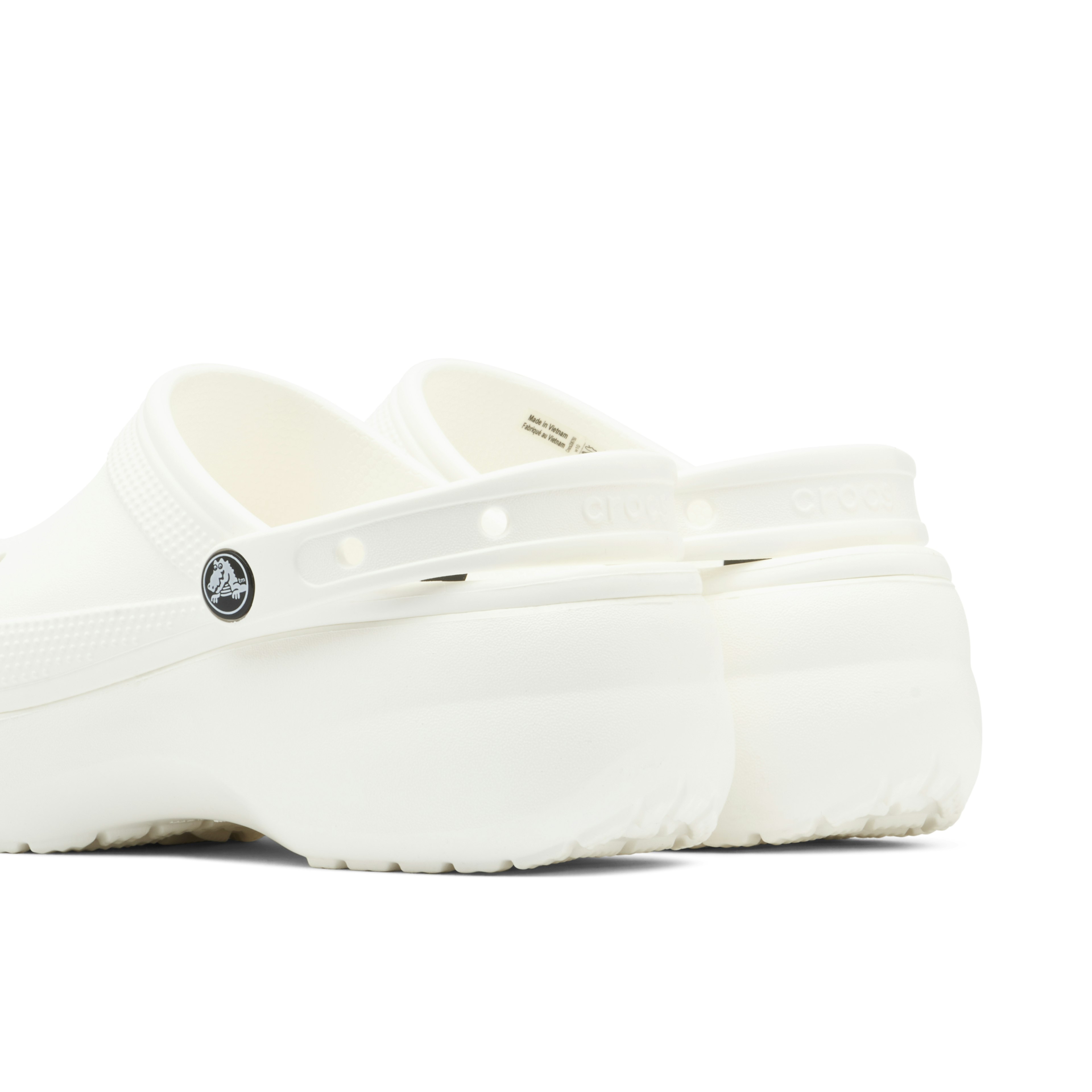 Crocs Classic Platform Clog White Womens