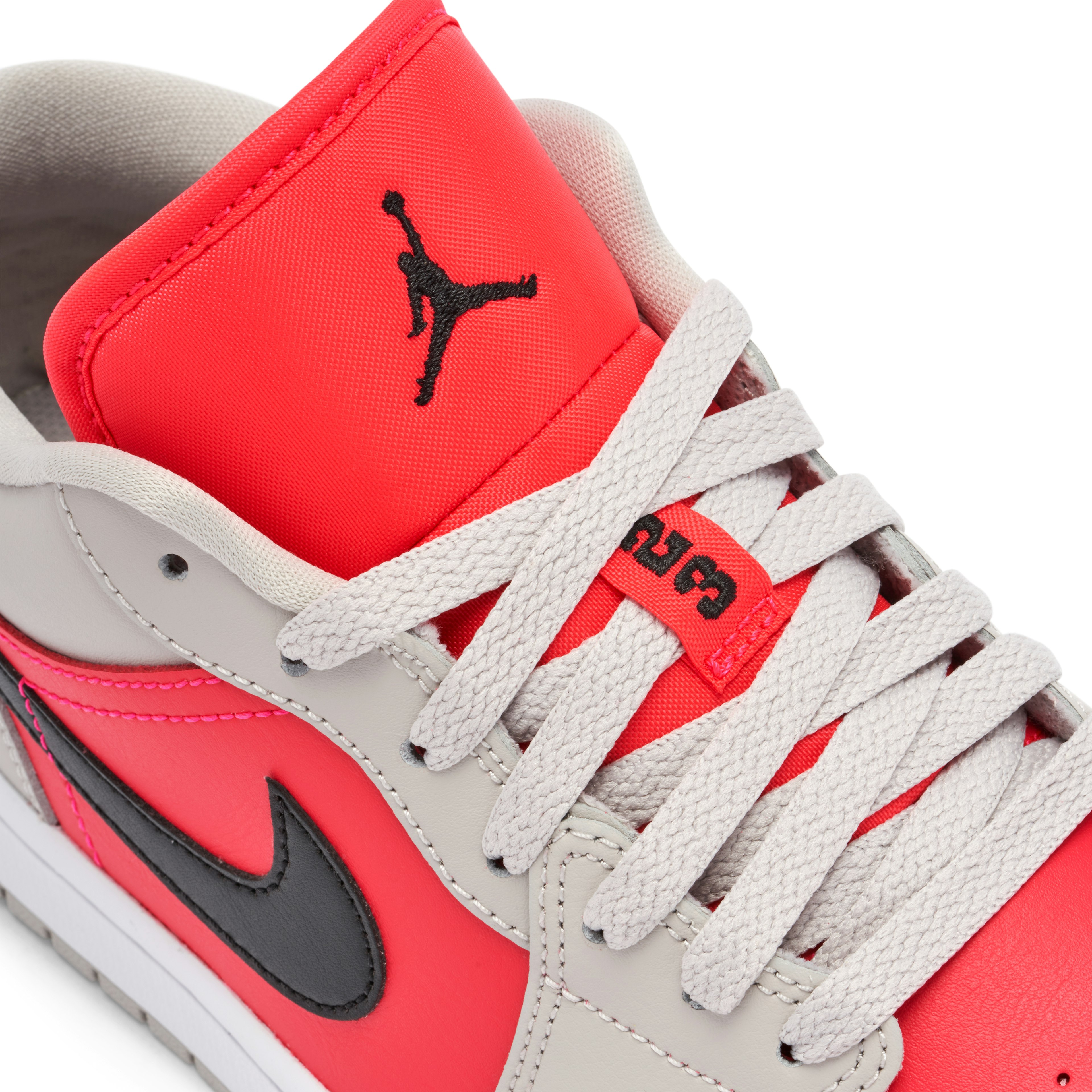 Air Jordan 1 Low Light Iron Red Femme