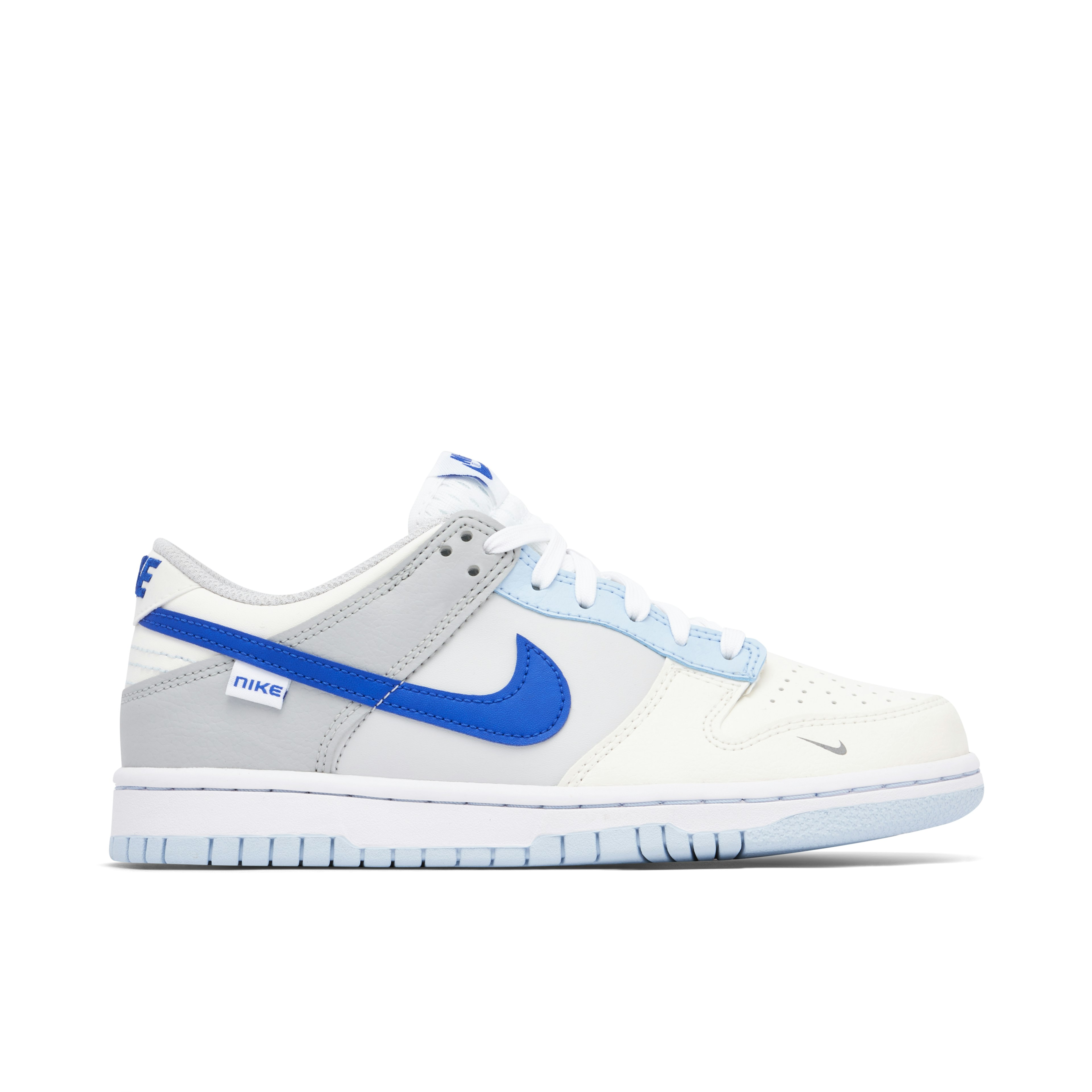 nike Details Dunk Low Ivory Hyper Royal GS