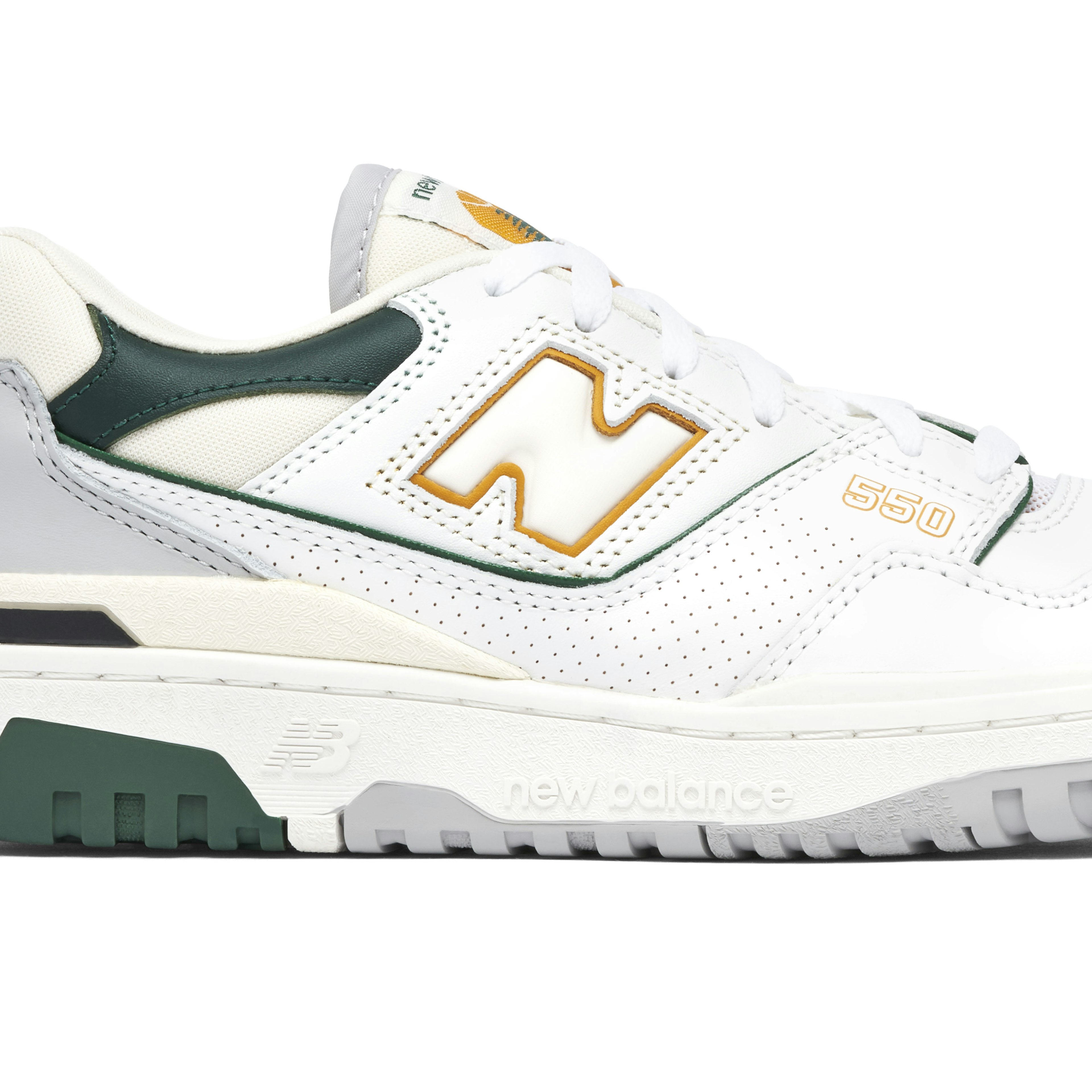 New Balance 550 White Nightwatch Green