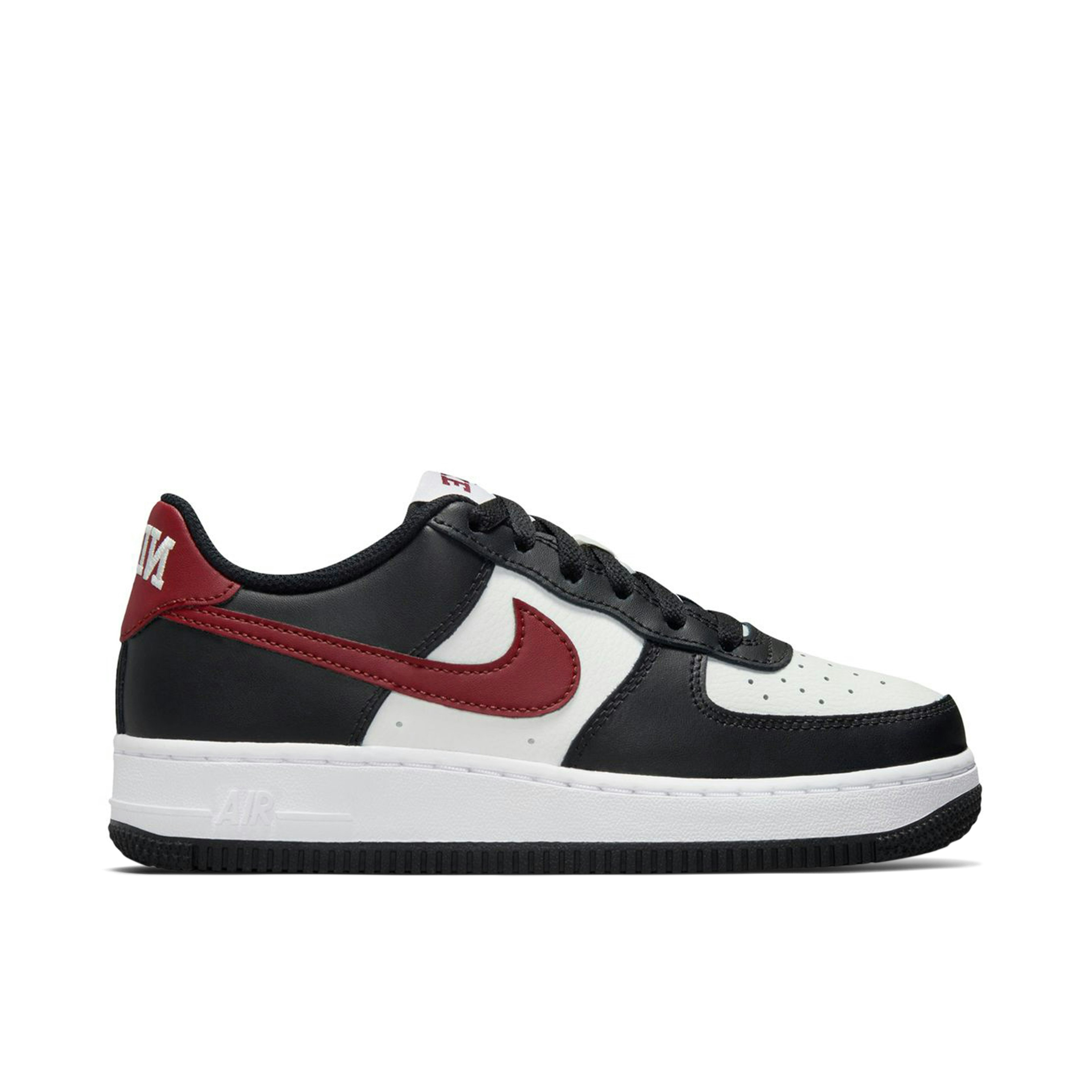 Nike Air Force 1 Low White Dark Team Red GS