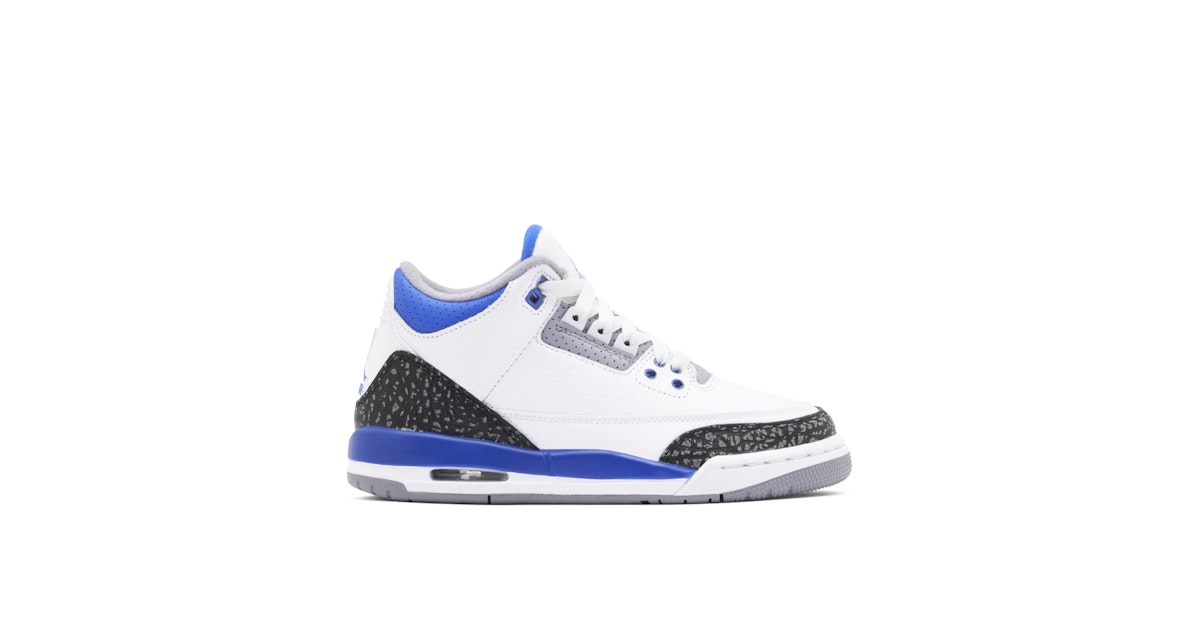 Air Jordan Retro Racer Blue GS 398614-145 Laced