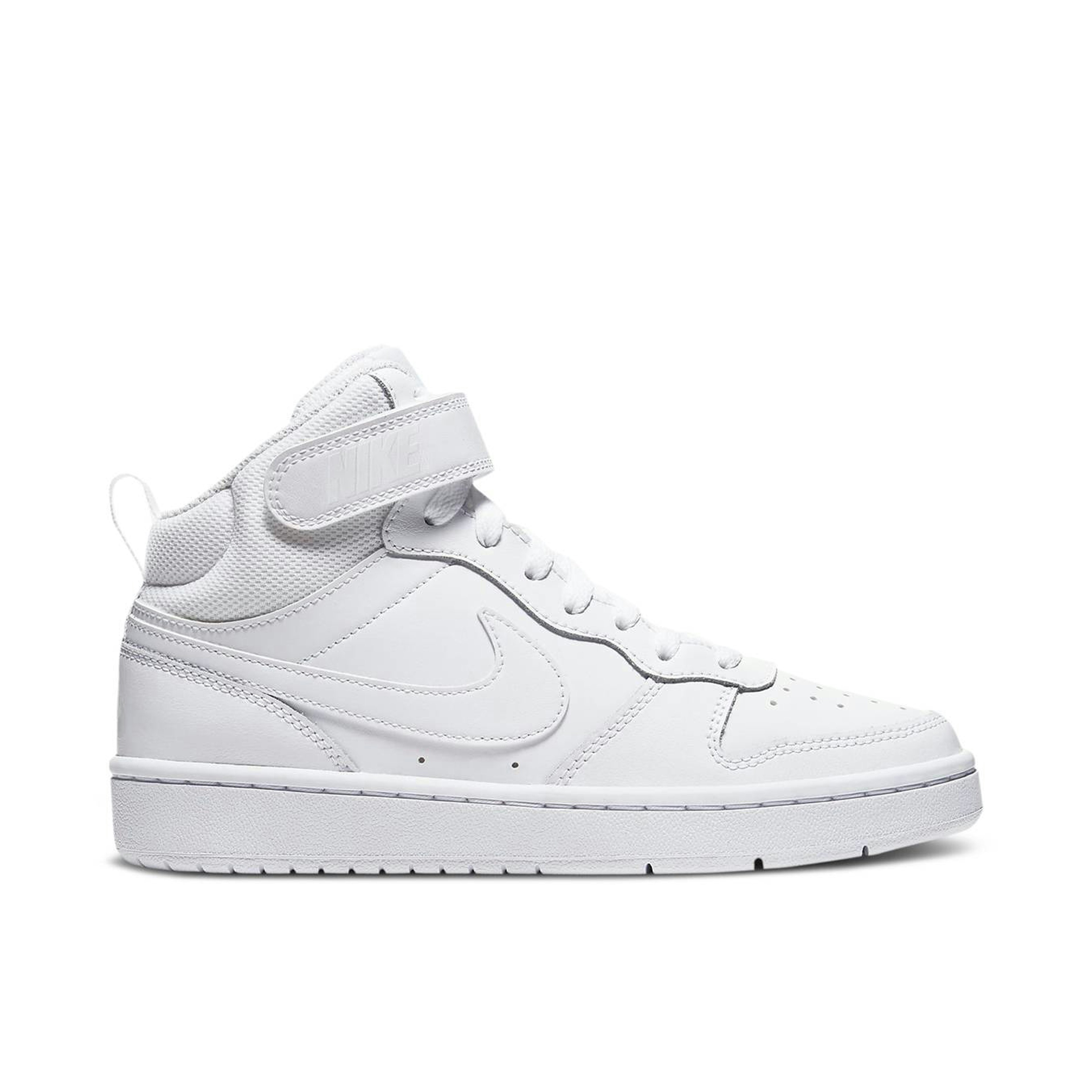 Nike Court Borough Mid Triple White GS