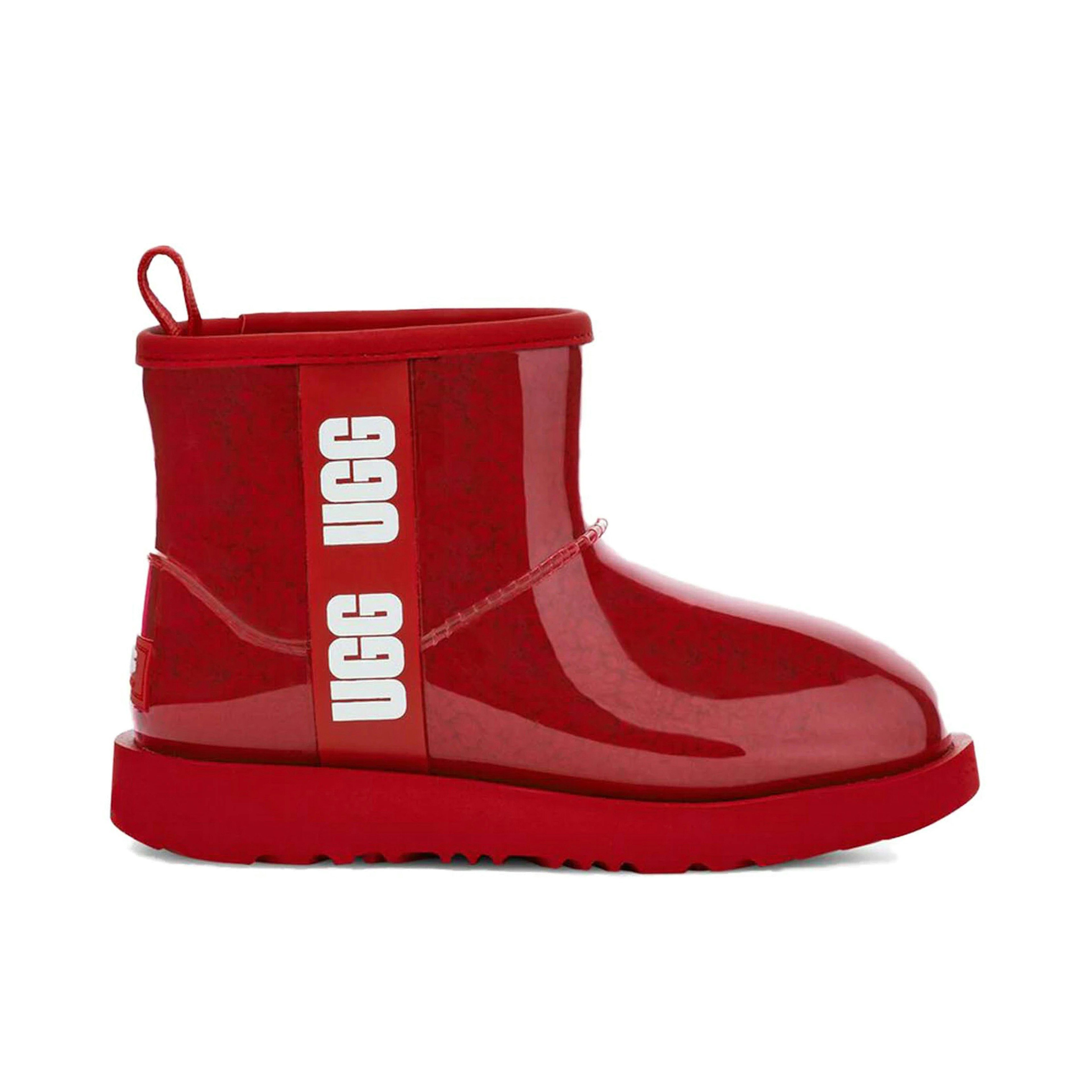 UGG Classic Clear Mini Boot Samba Red Womens