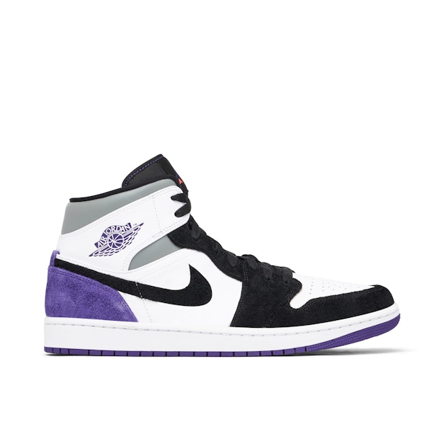 Air Jordan Mid SE Varsity Purple 852542-105 Laced