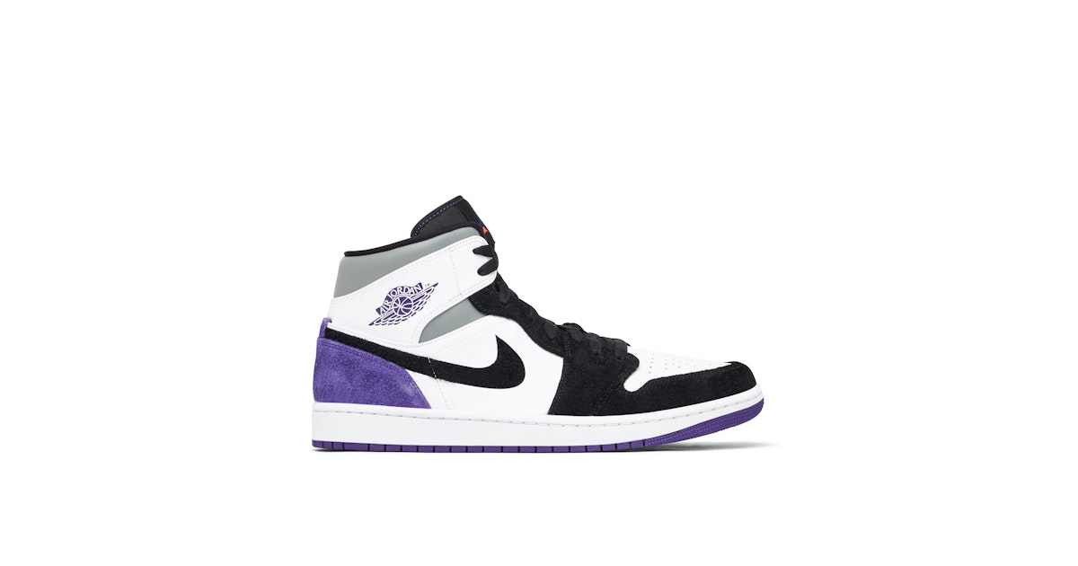 Air Jordan Mid SE Varsity Purple 852542-105 Laced