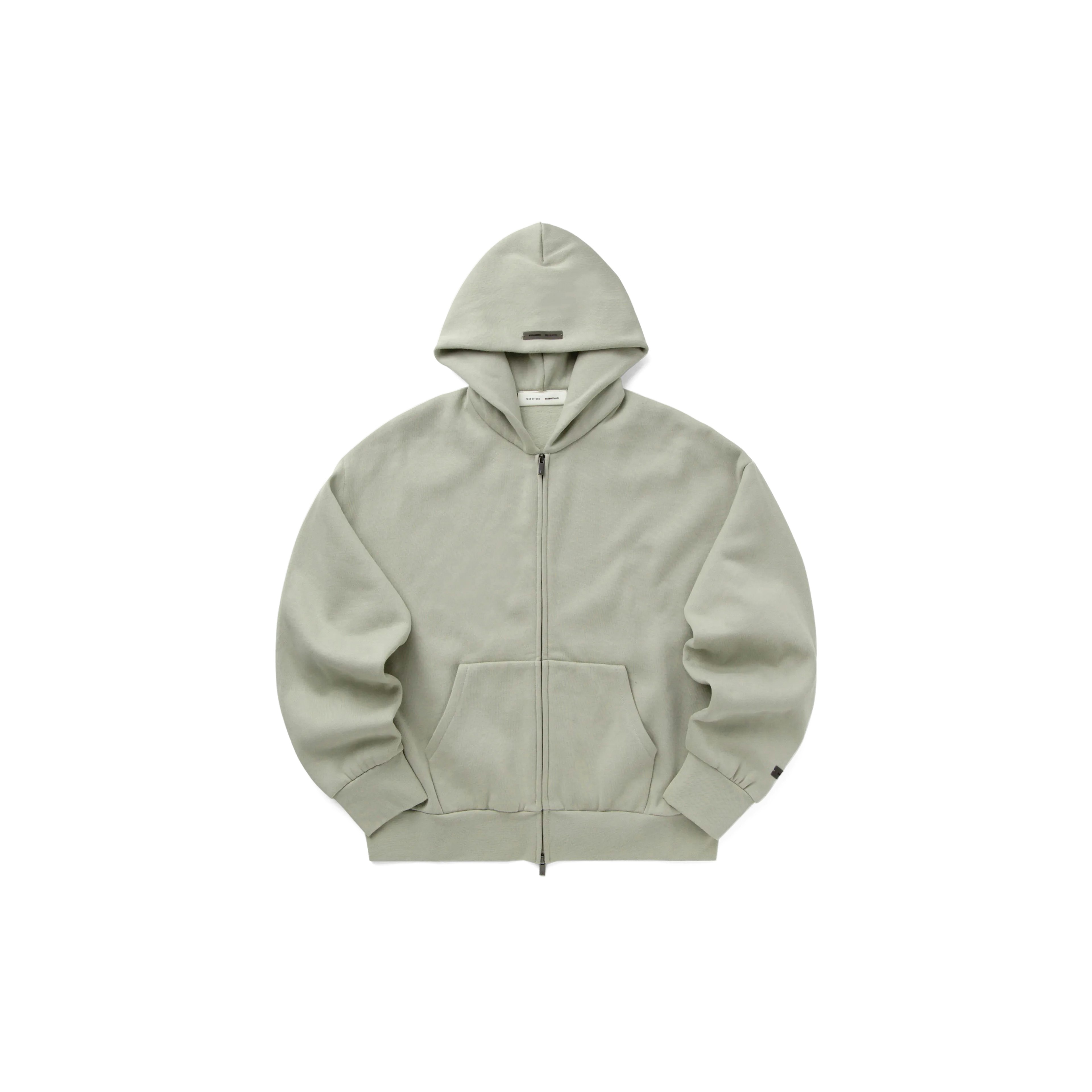 Fear Of God Essentials Classic Fit Fleece Zip-Up Hoodie