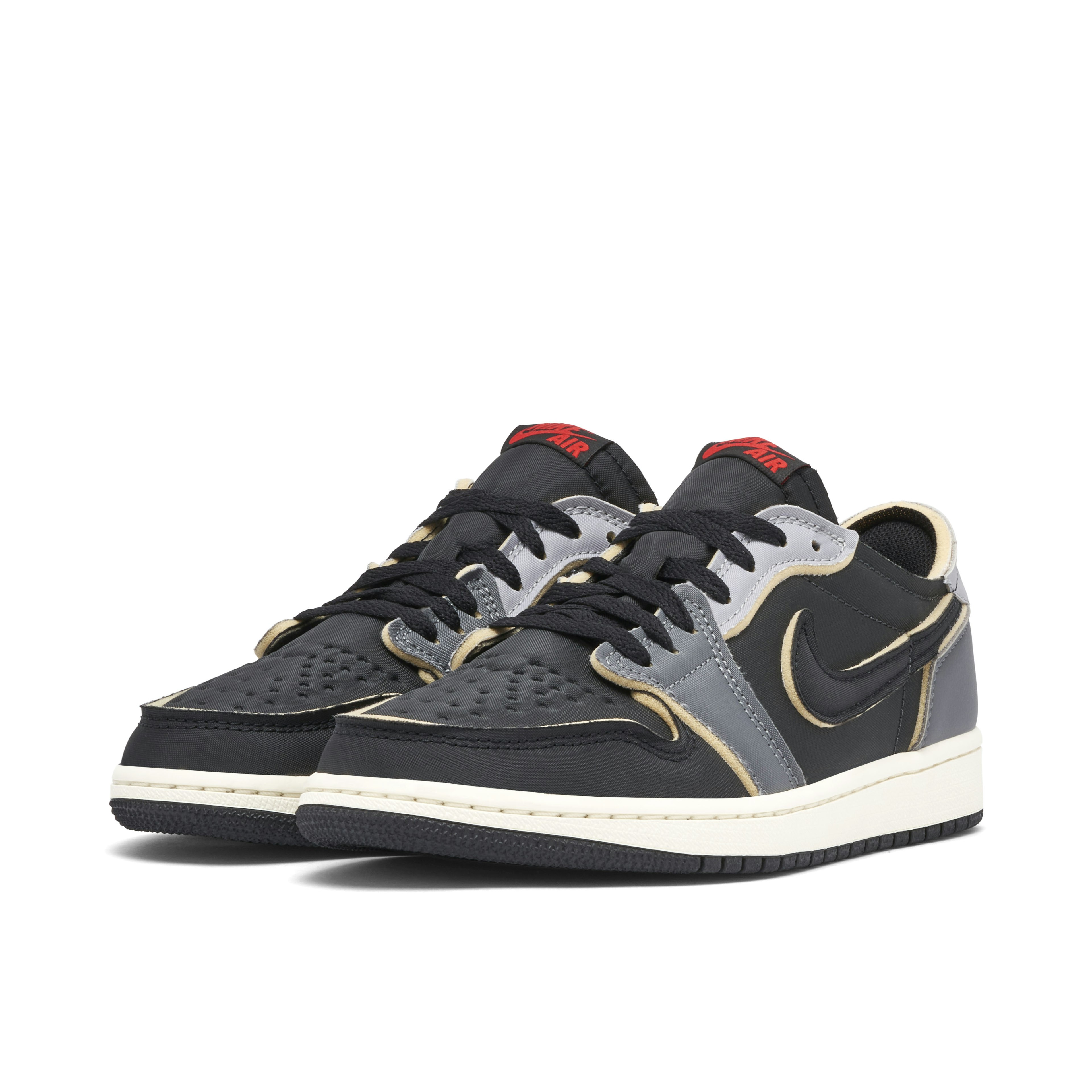 Air Jordan 1 Retro Low Ex Black Smoke Grey