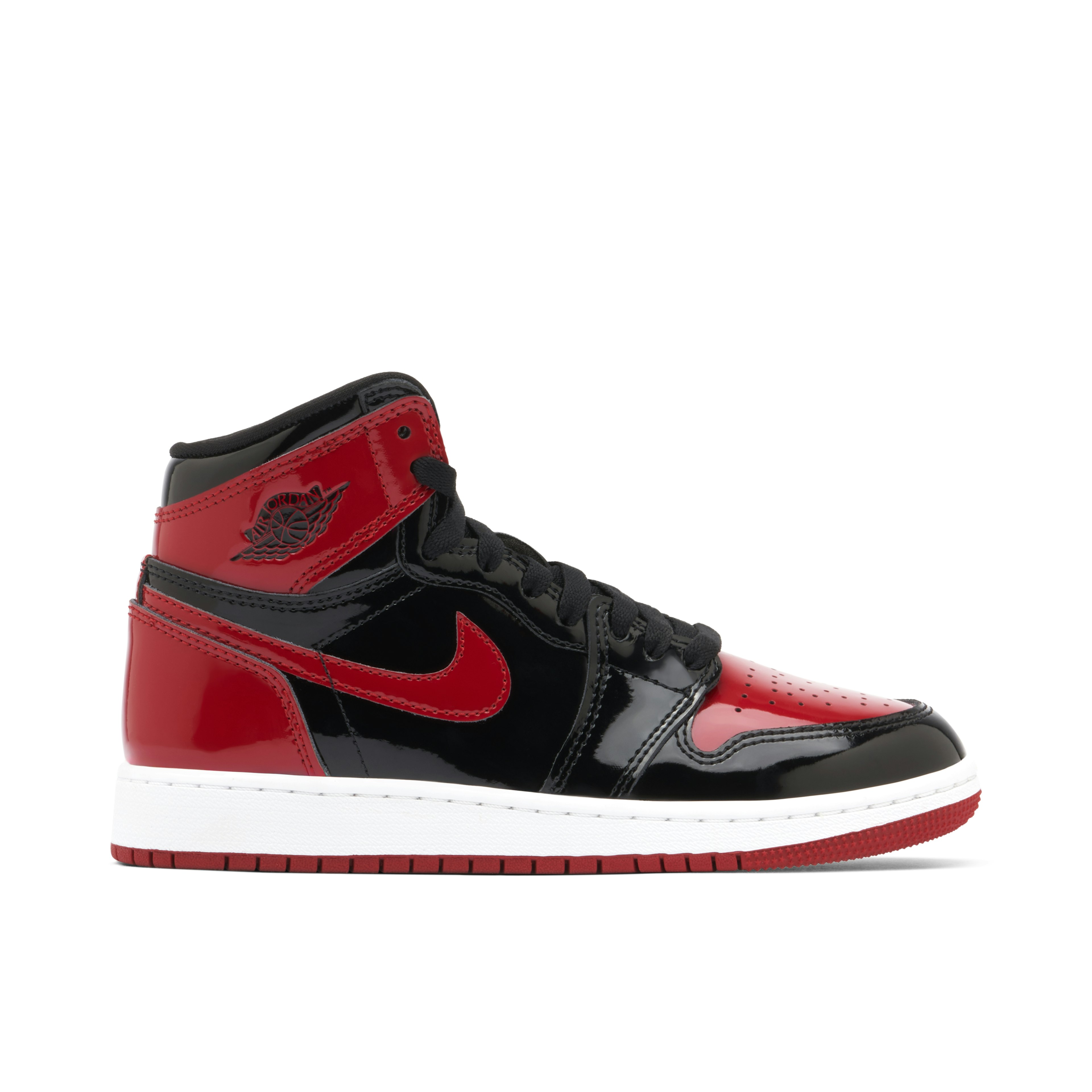 Air Jordan 1 High OG Patent Bred GS