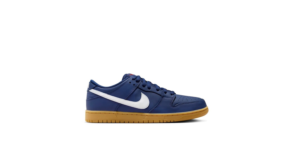 Nike SB Dunk Low Navy Gum FJ1674-400 Laced