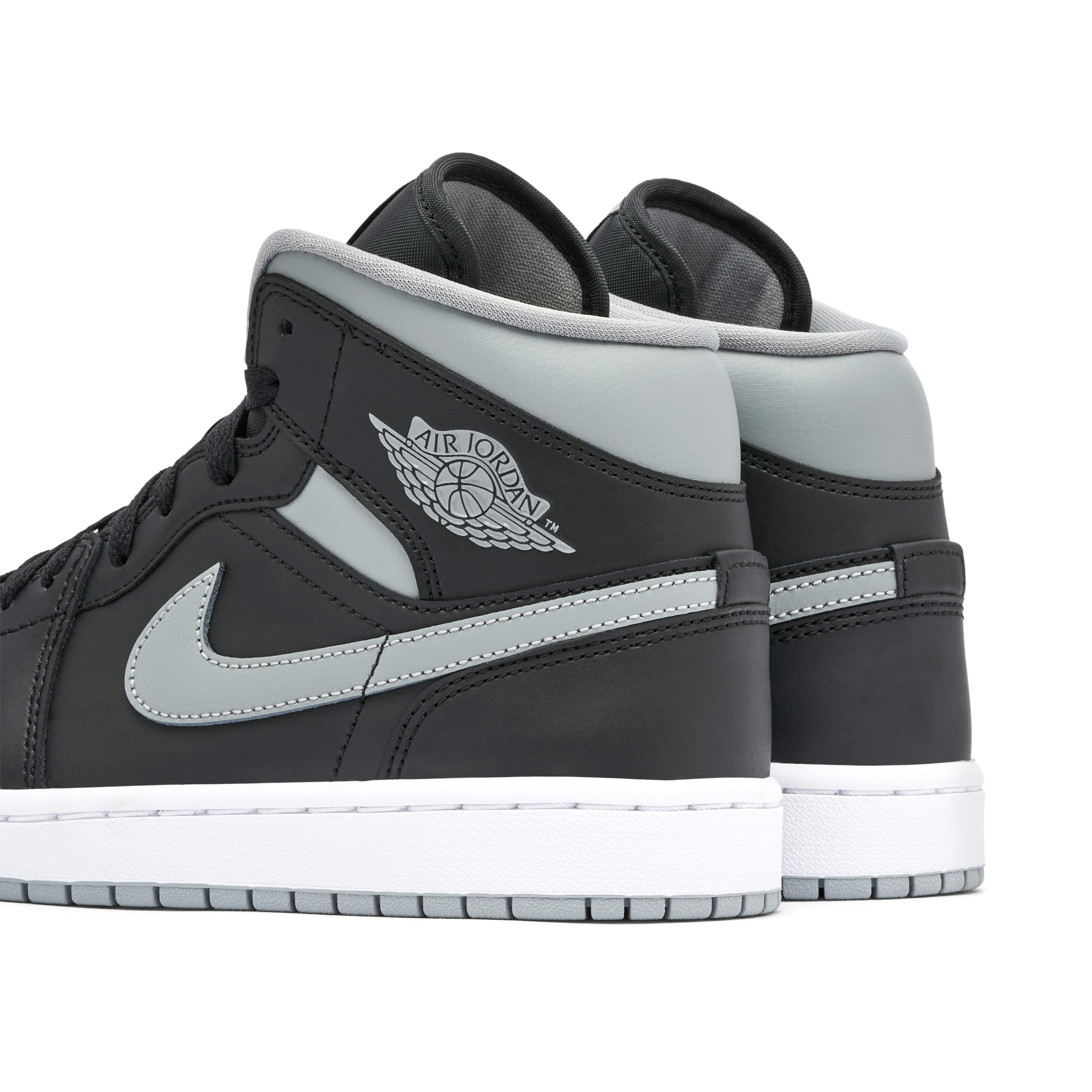 Air Jordan 1 Mid Shadow Black Grey Femme