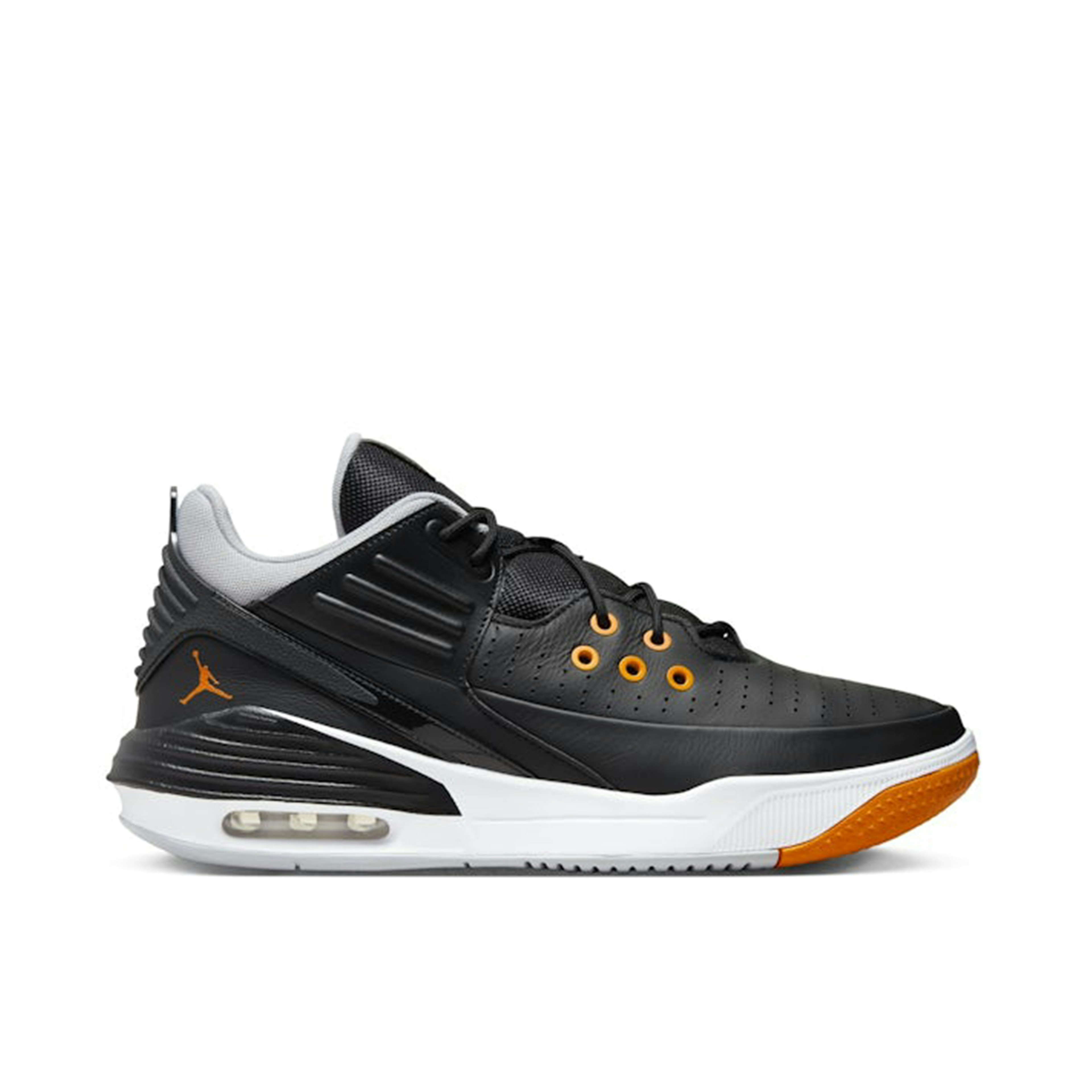 Air Jordan Max Aura 5 Black Wolf Grey White Magma Orange