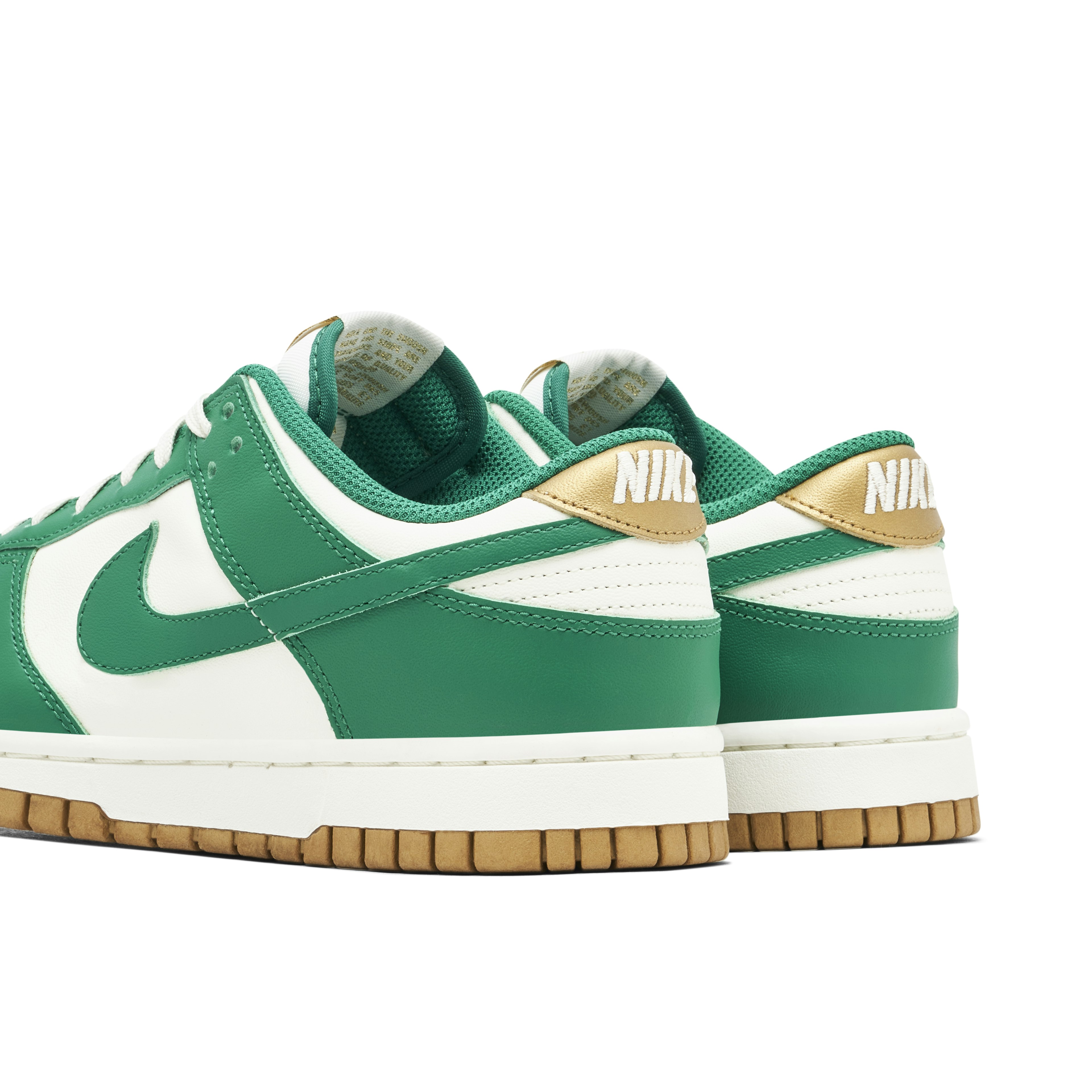 Nike Dunk Low Malachite Metallic Gold Womens
