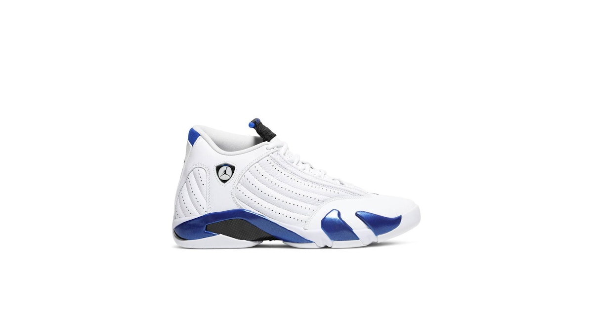 Air Jordan 14 Retro White Hyper Royal | 487471-104 | Laced